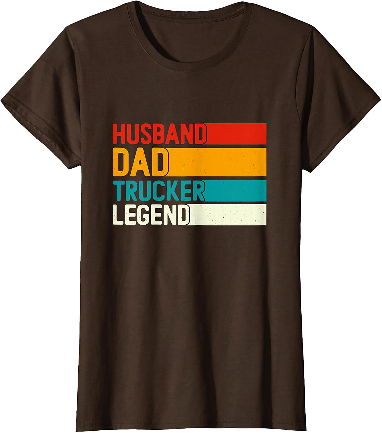 Husband Dad Trucker Legend T-Shirt | Retro Trucker Gift