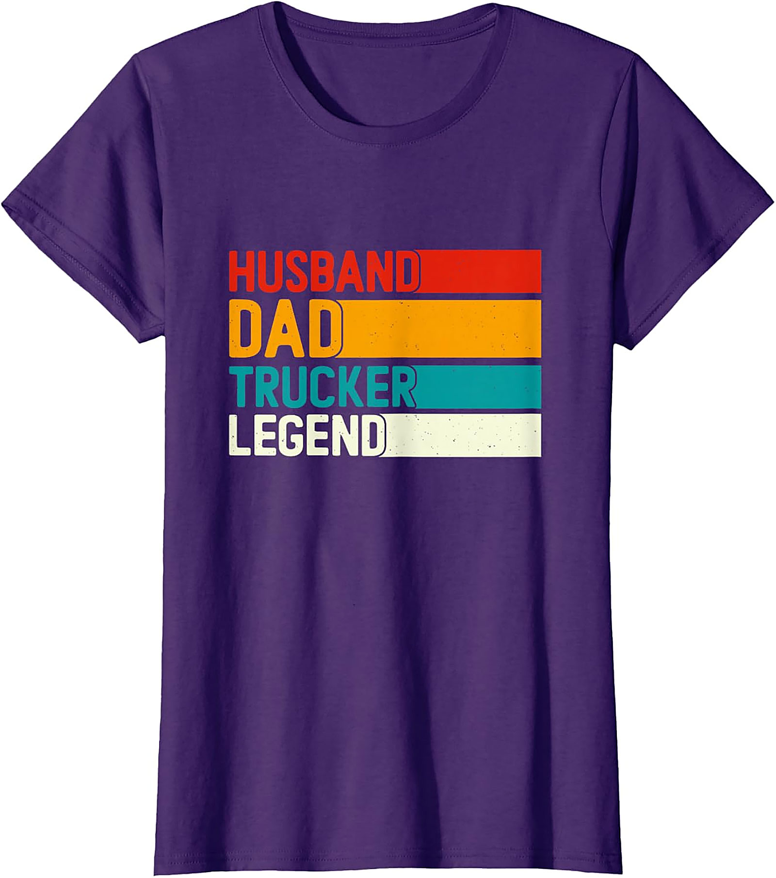 Husband Dad Trucker Legend T-Shirt | Retro Trucker Gift