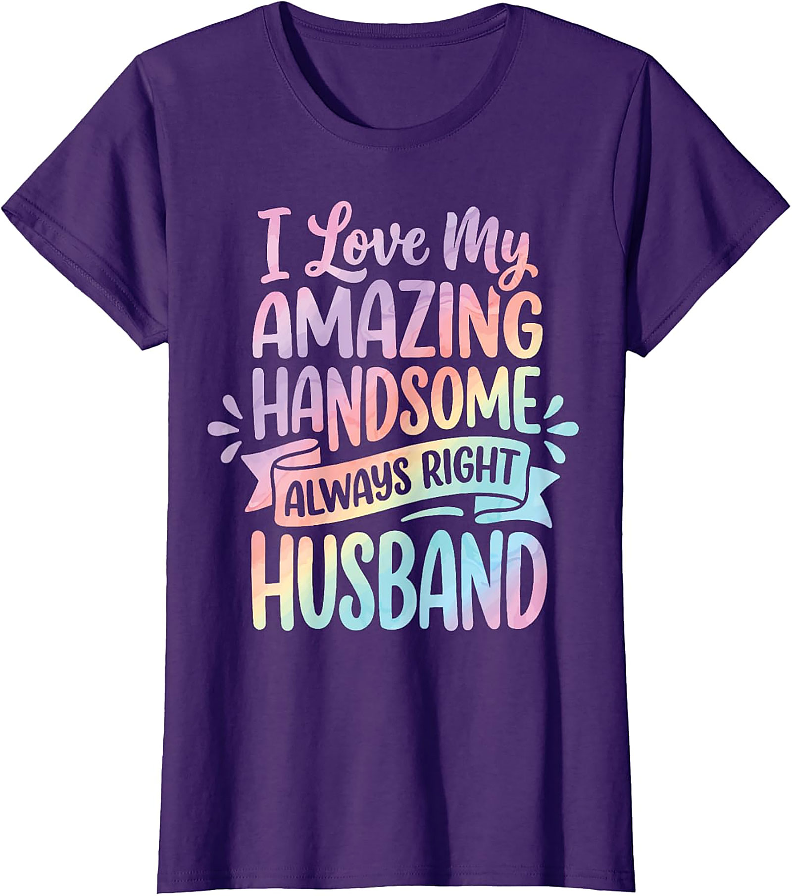 Funny Husband T-Shirt - Amazing Handsome Husband Tee