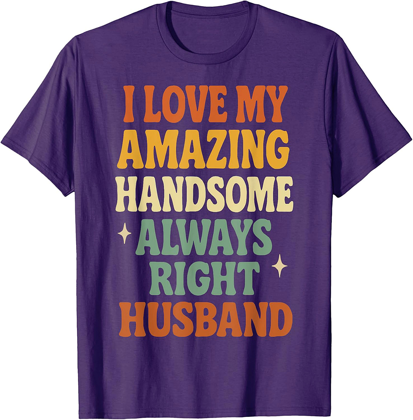 Retro Funny Husband T-Shirt | I Love My Husband Tee