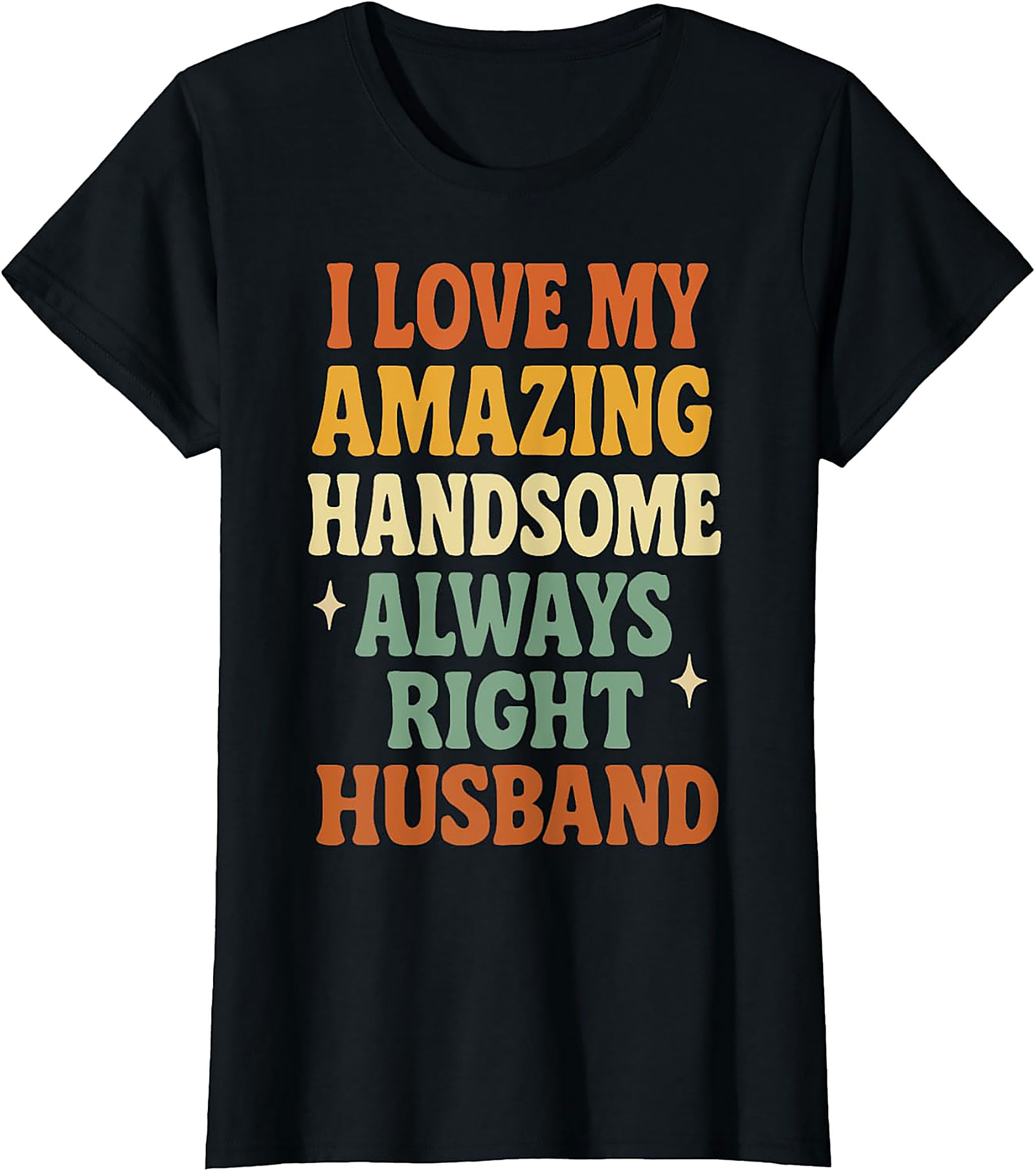 Retro Funny Husband T-Shirt | I Love My Husband Tee