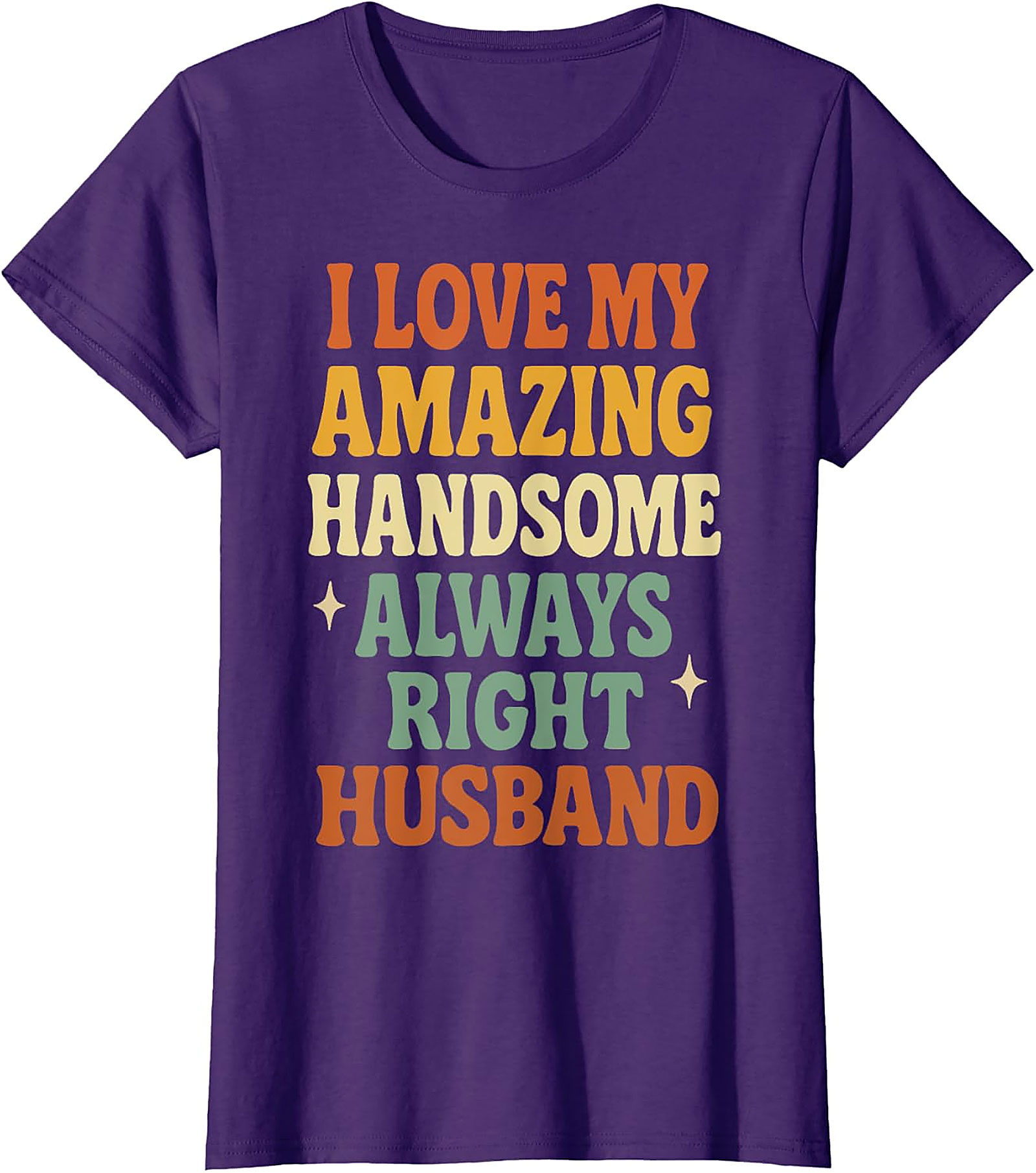 Retro Funny Husband T-Shirt | I Love My Husband Tee