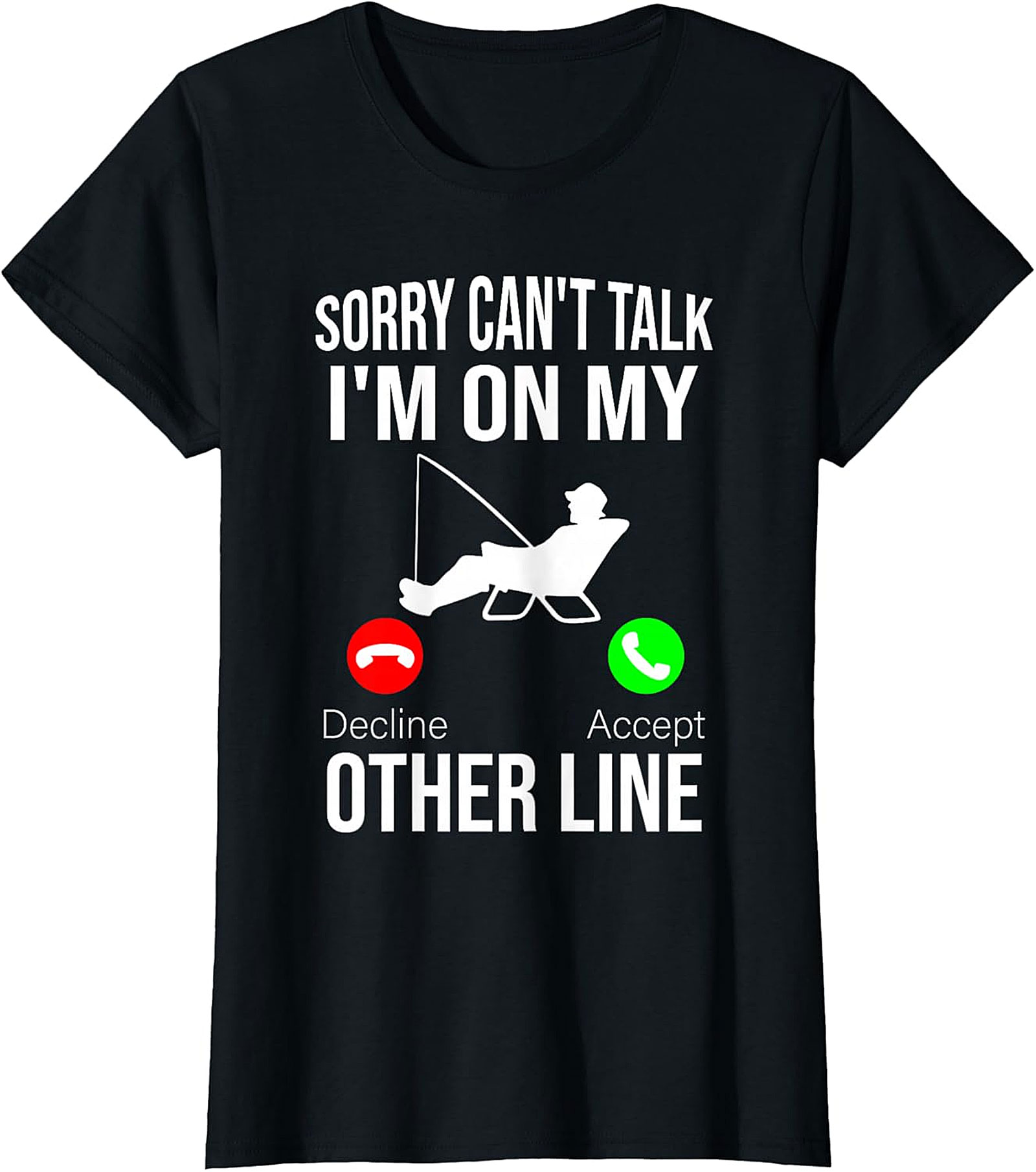 "Other Line" Funny Fishing T-Shirt | Hilarious Angler Gift