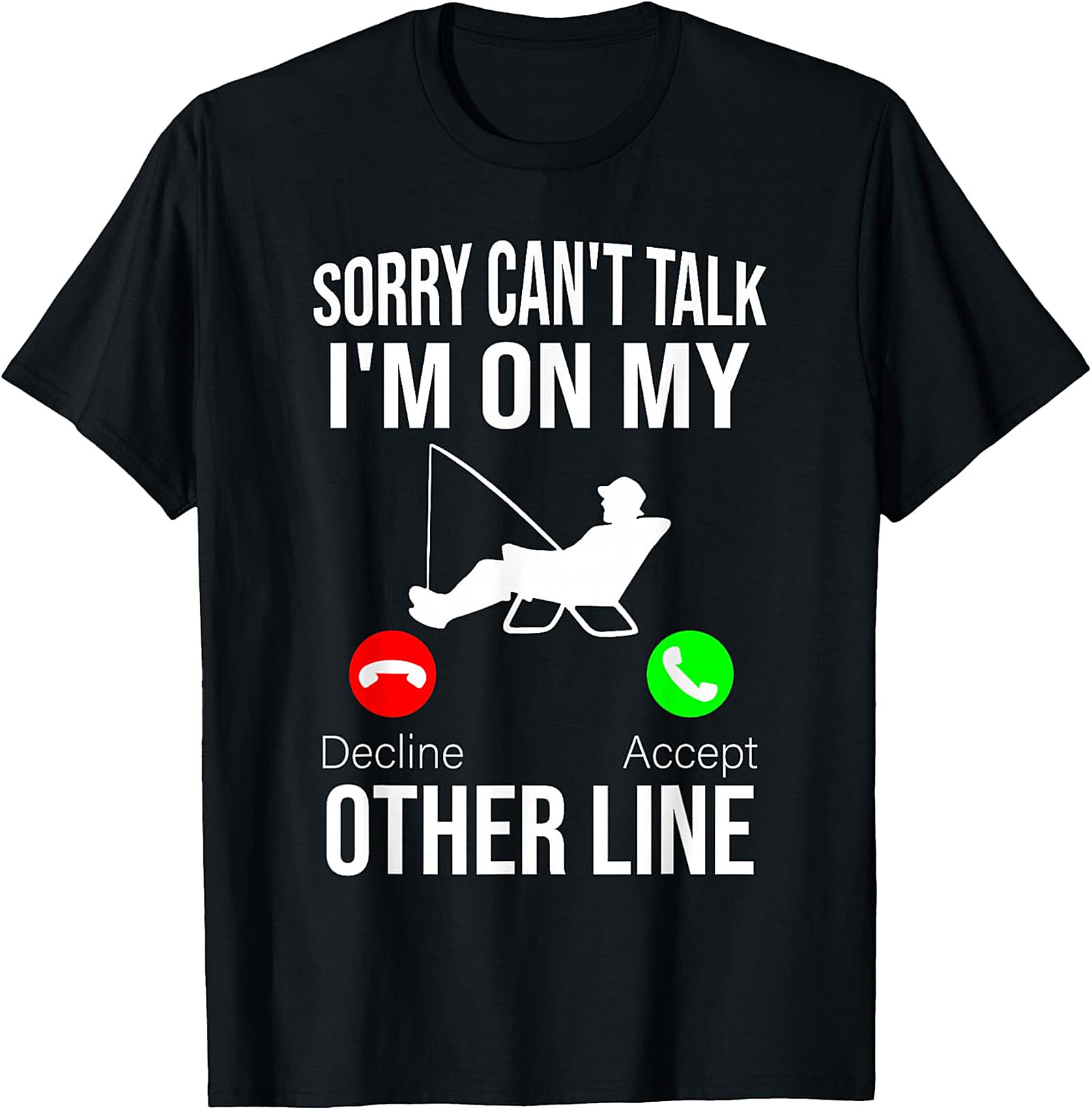 "Other Line" Funny Fishing T-Shirt | Hilarious Angler Gift