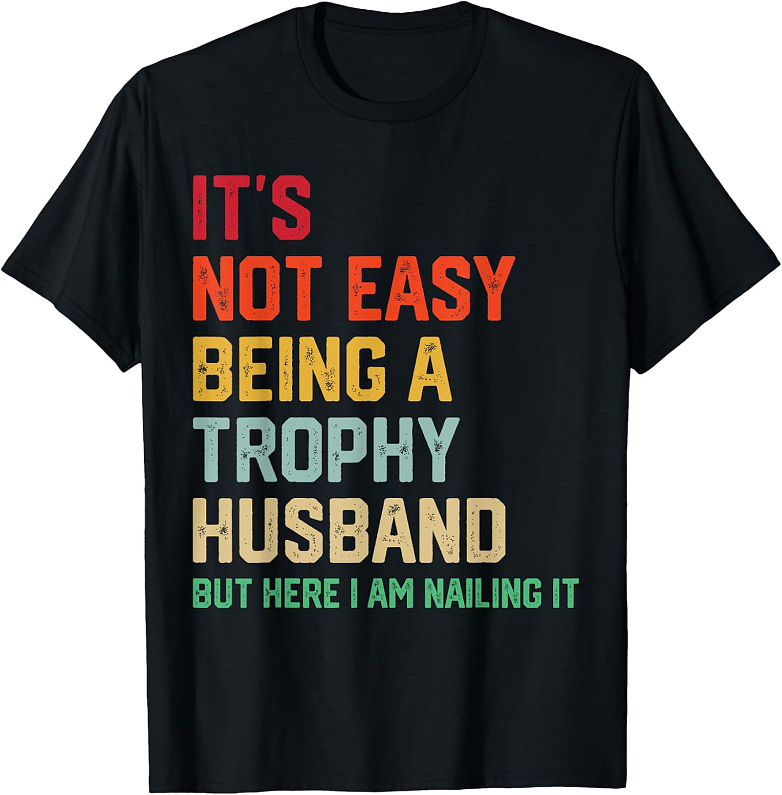 Trophy Husband T-Shirt | Funny Retro Graphic Tee