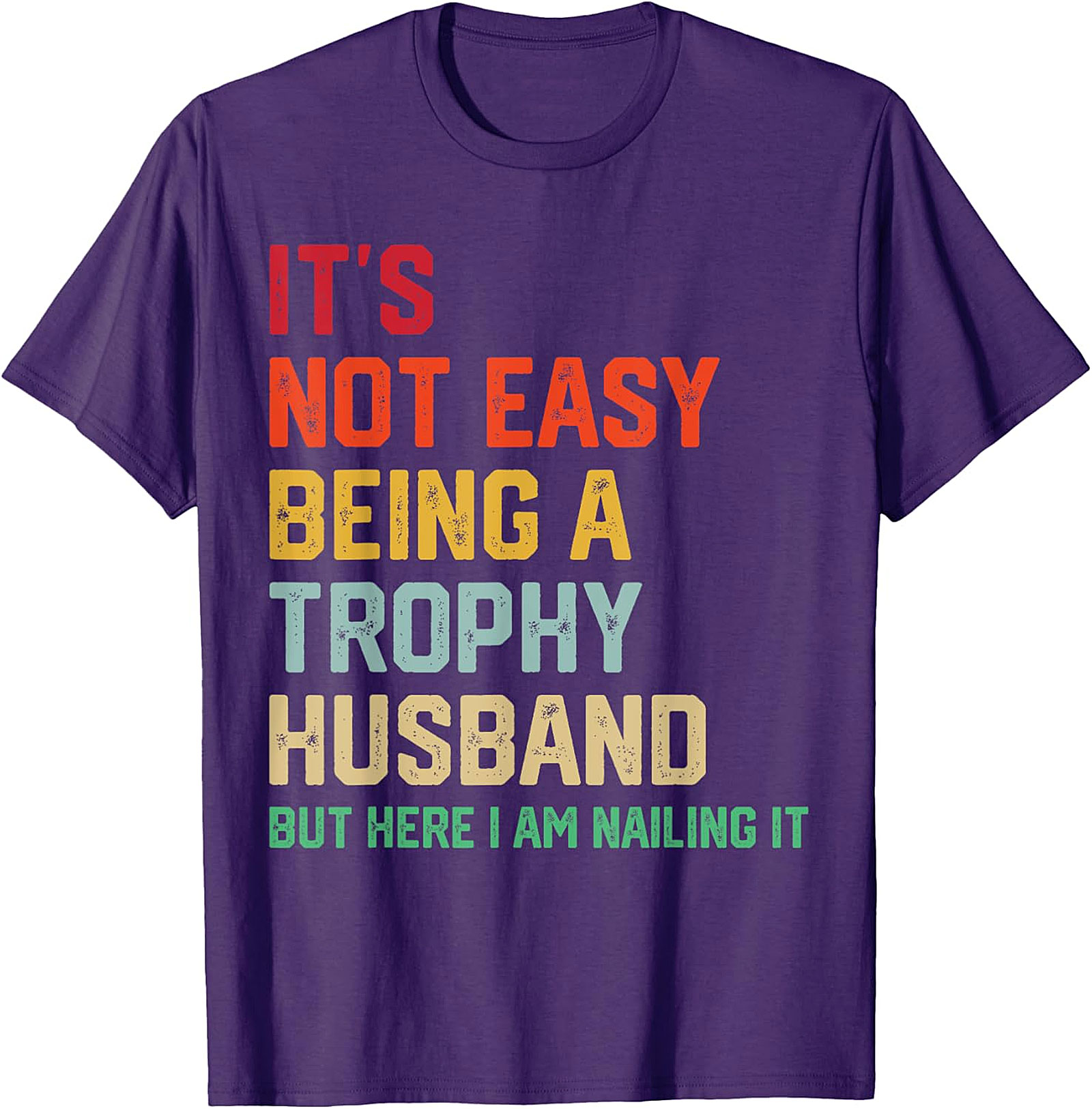 Trophy Husband T-Shirt | Funny Retro Graphic Tee