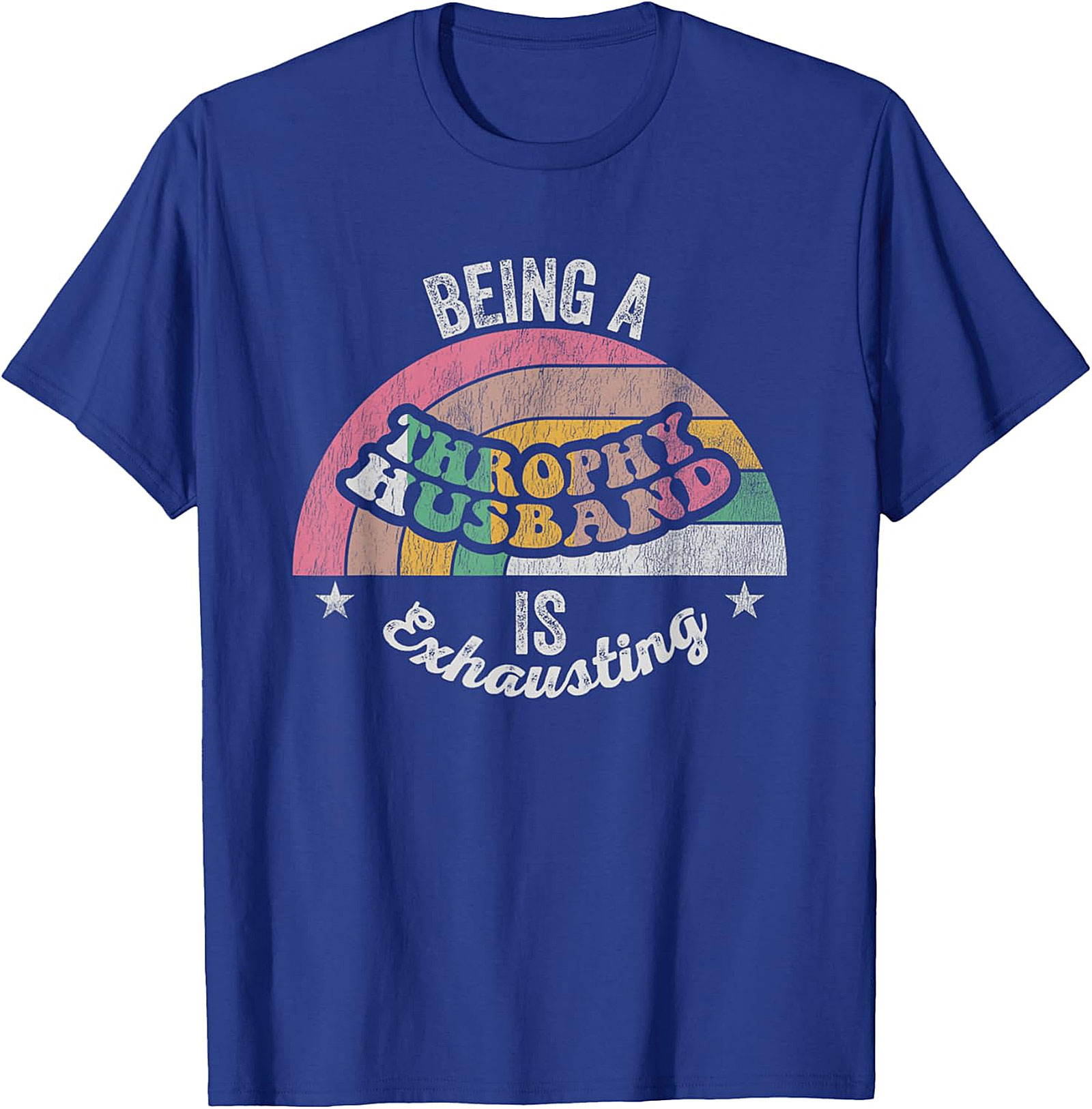 Funny Trophy Husband T-Shirt - Retro Vintage Graphic Tee