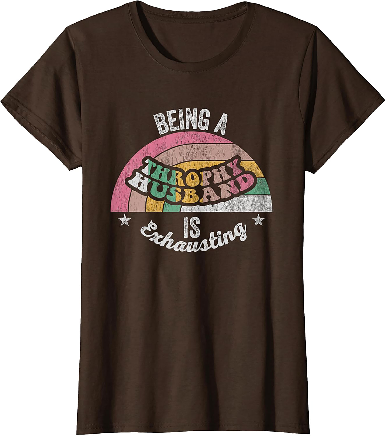 Funny Trophy Husband T-Shirt - Retro Vintage Graphic Tee