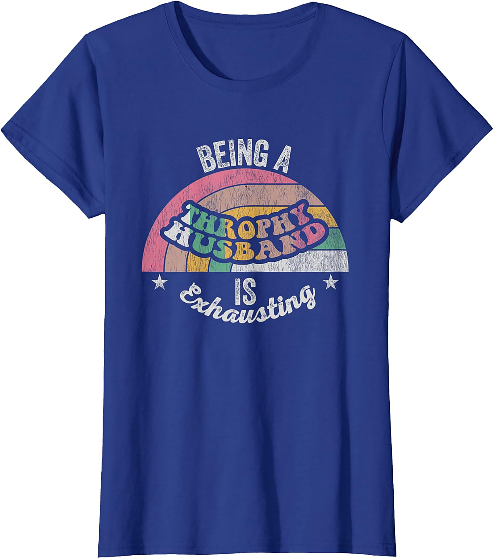Funny Trophy Husband T-Shirt - Retro Vintage Graphic Tee