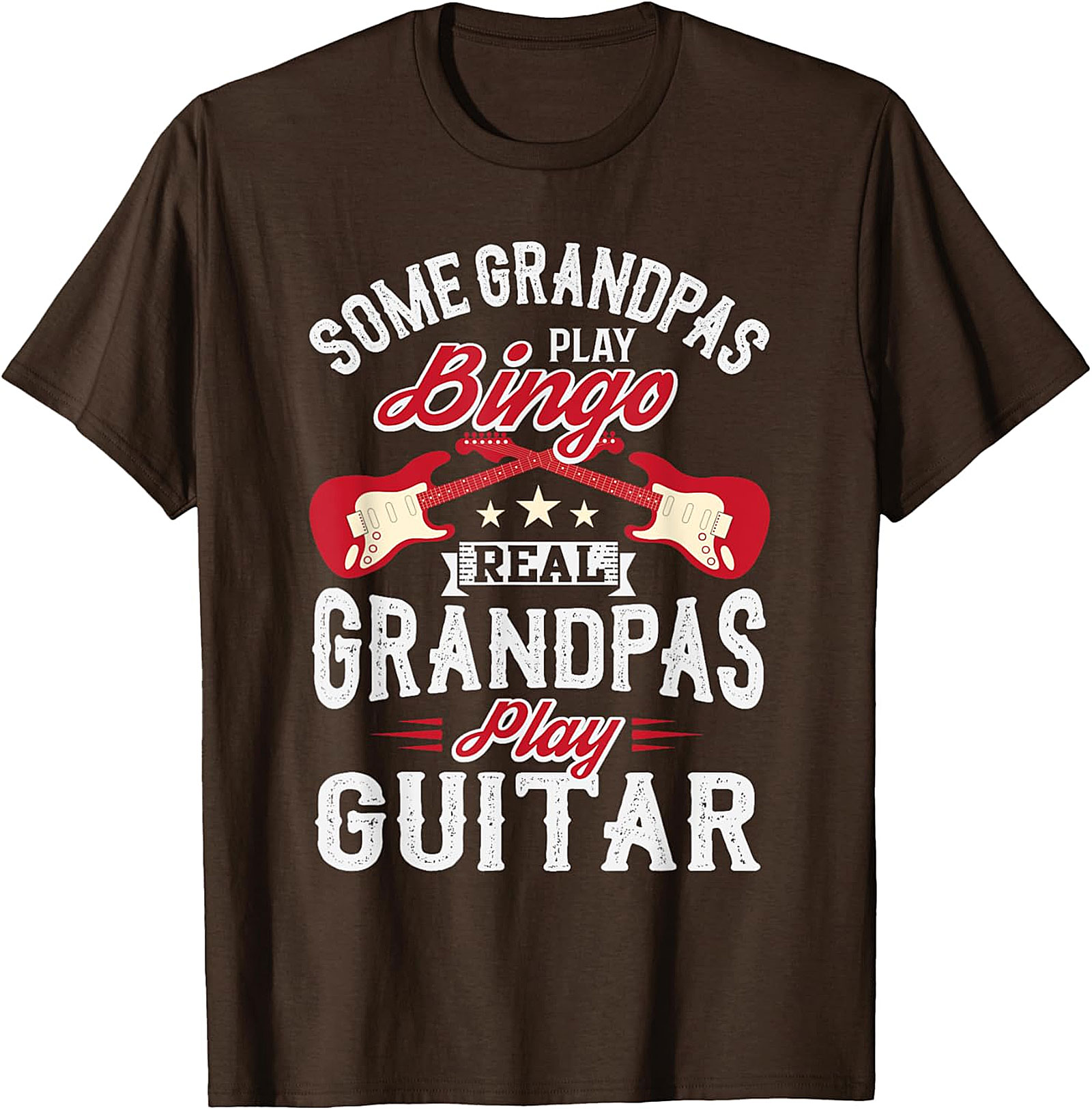  Real Grandpas Play Guitar Shirt | Funny Music Grandpa Tee