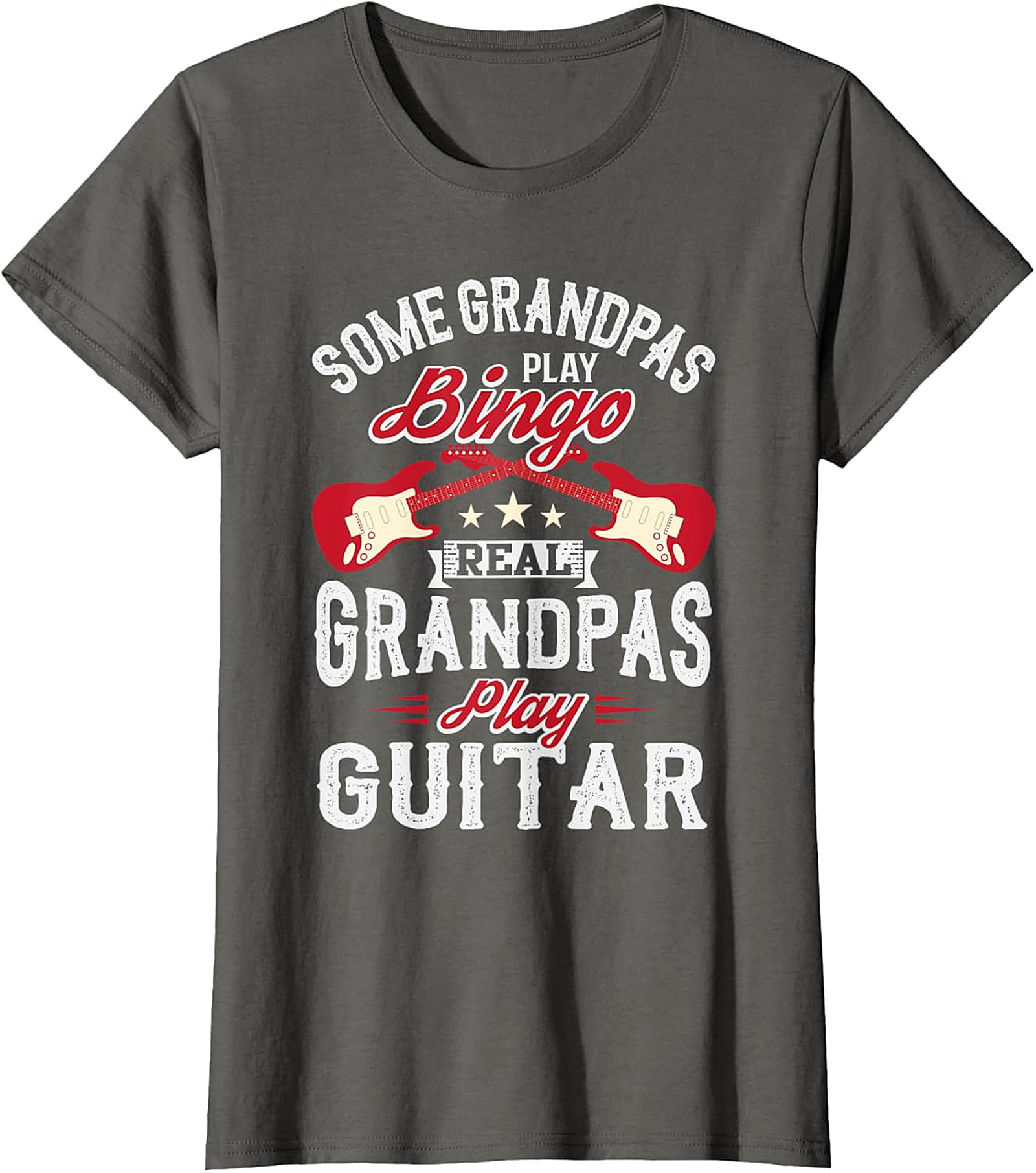  Real Grandpas Play Guitar Shirt | Funny Music Grandpa Tee
