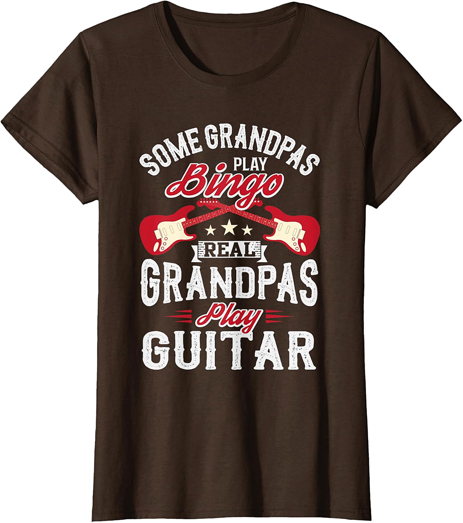  Real Grandpas Play Guitar Shirt | Funny Music Grandpa Tee