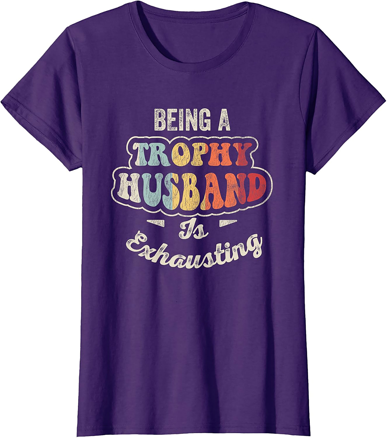 Trophy Husband T-Shirt | Funny Retro Graphic Tee