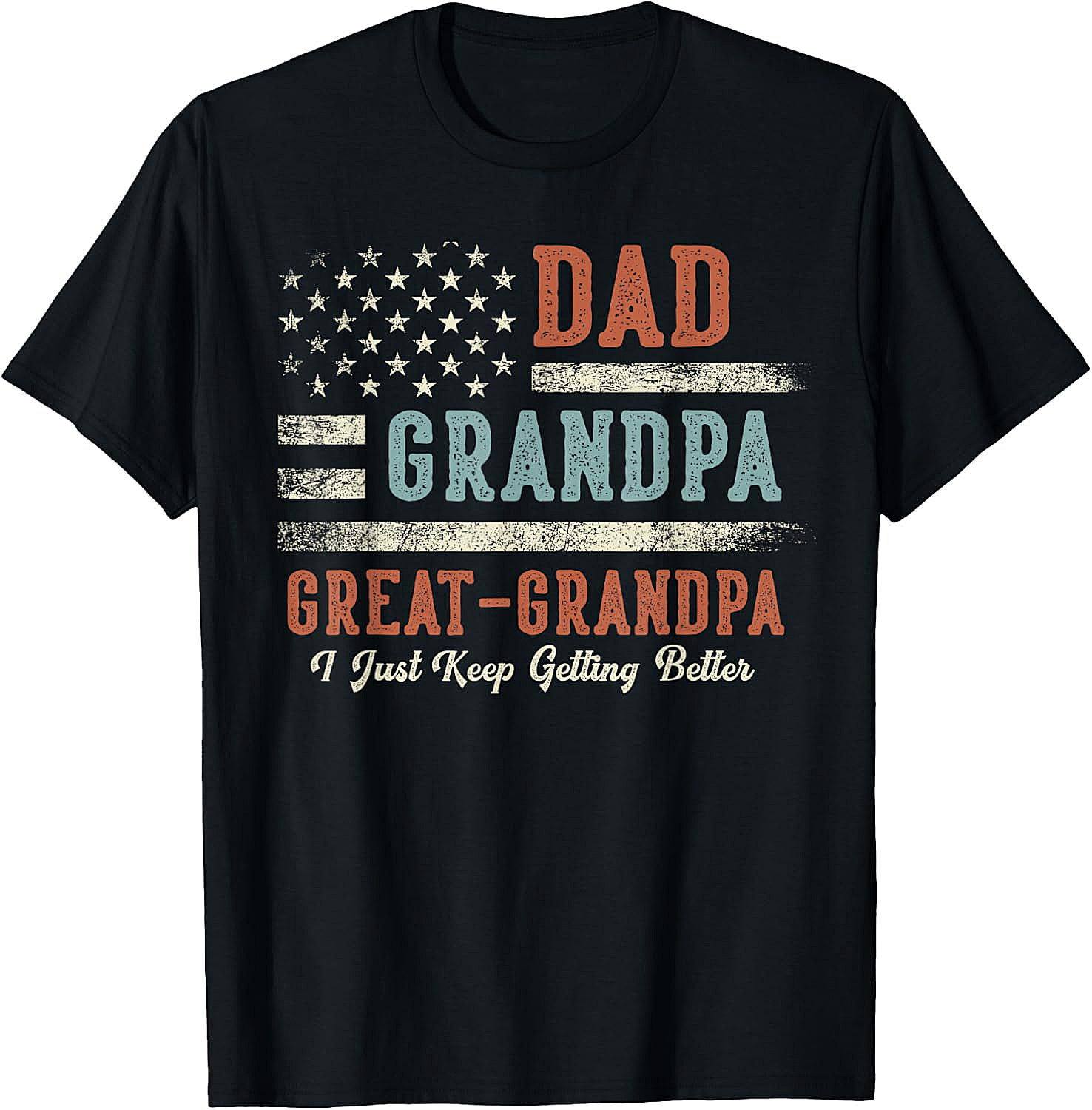  Dad Grandpa Great-Grandpa T-Shirt Great Father's Day Gift