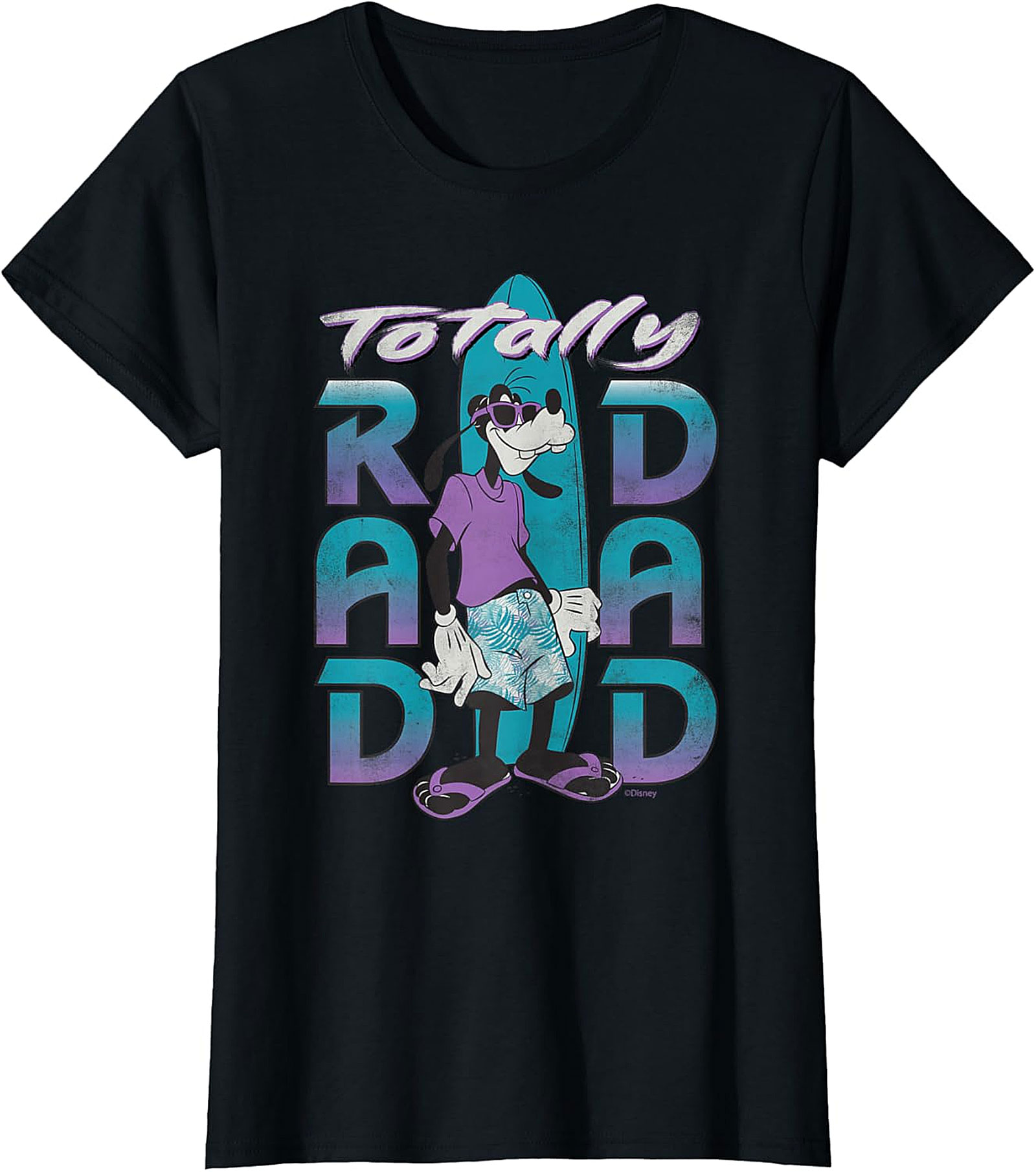 Totally Rad Dad Graphic Tee | Retro Goofy Surf T-Shirt