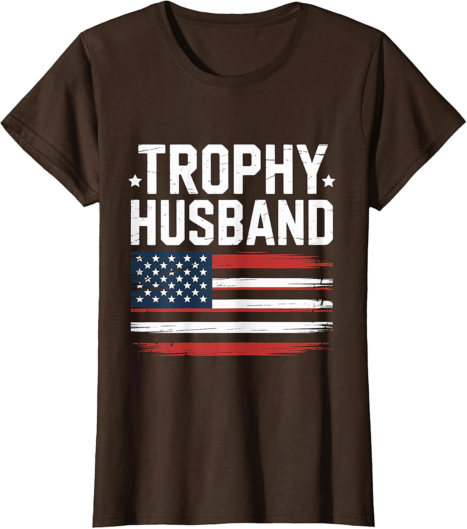 Trophy Husband American Flag T-Shirt | Funny Patriotic Tee