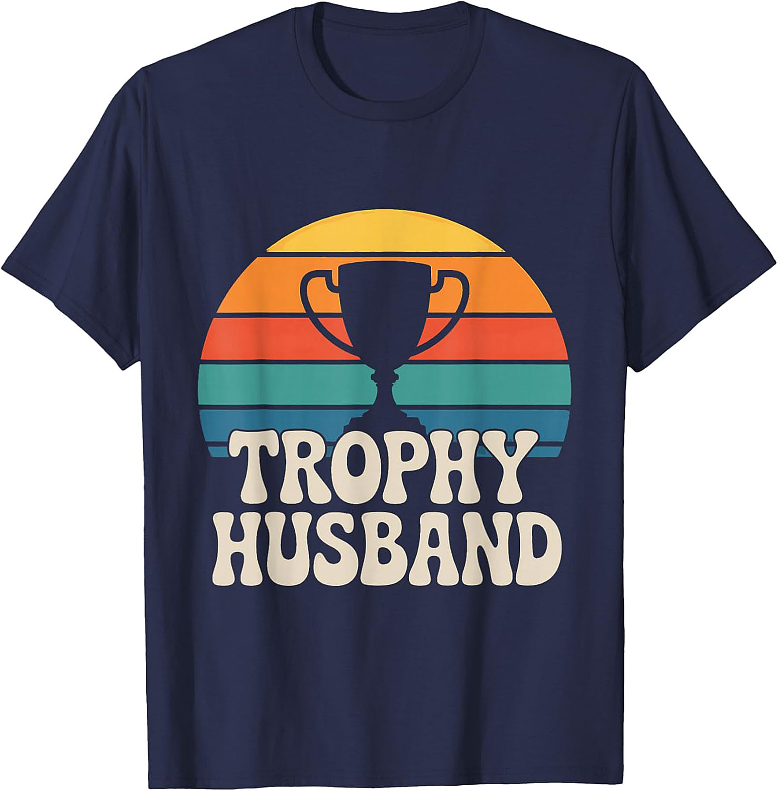 Retro Trophy Husband Graphic Tee | Funny Unisex Shirt