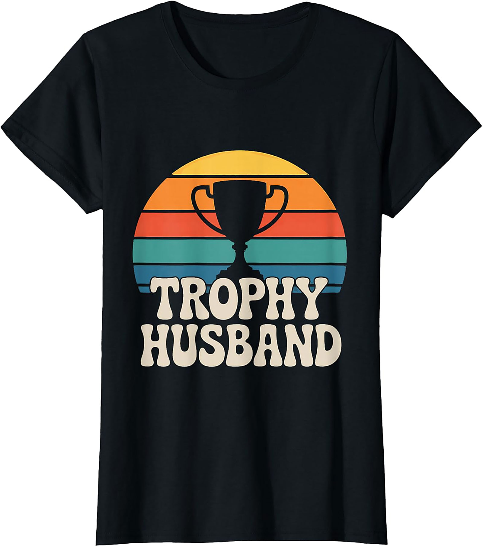 Retro Trophy Husband Graphic Tee | Funny Unisex Shirt