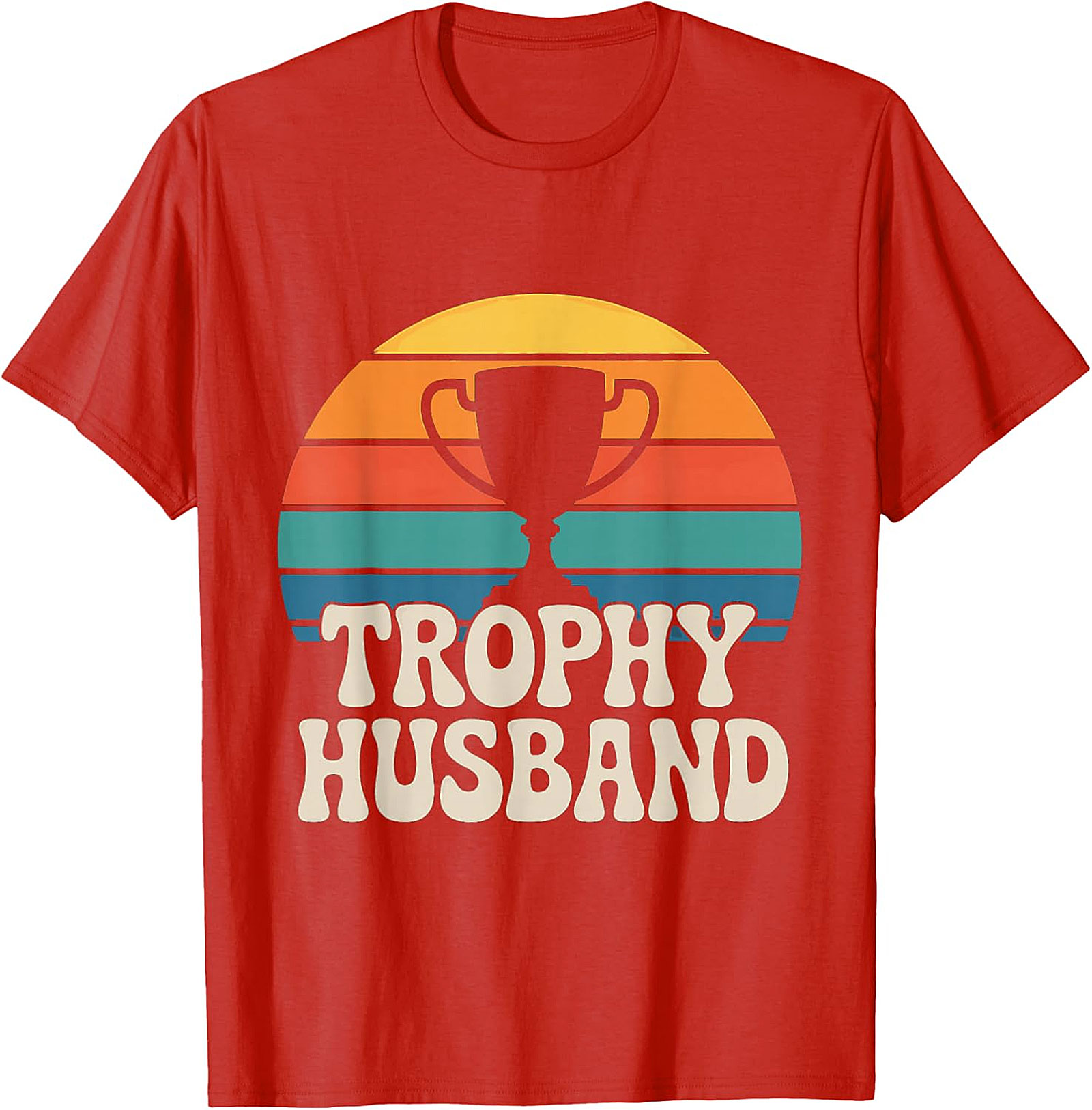 Retro Trophy Husband Graphic Tee | Funny Unisex Shirt