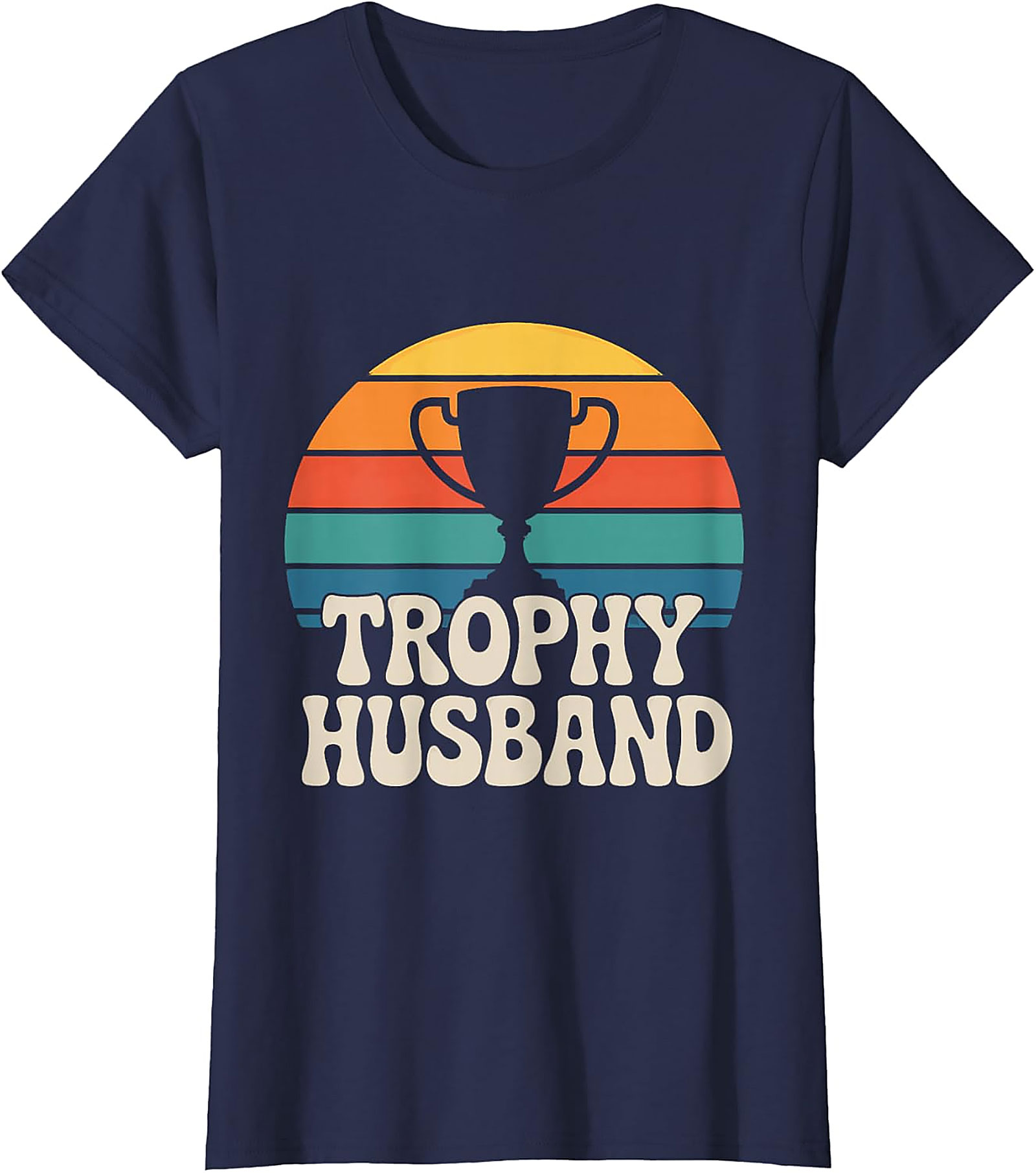 Retro Trophy Husband Graphic Tee | Funny Unisex Shirt