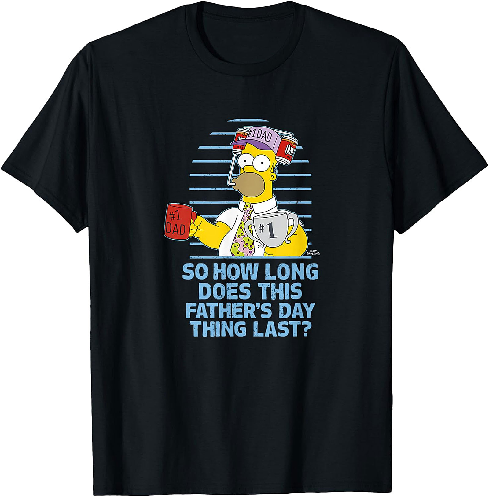 Funny Father's Day Tee | Homer Simpson Dad T-Shirt