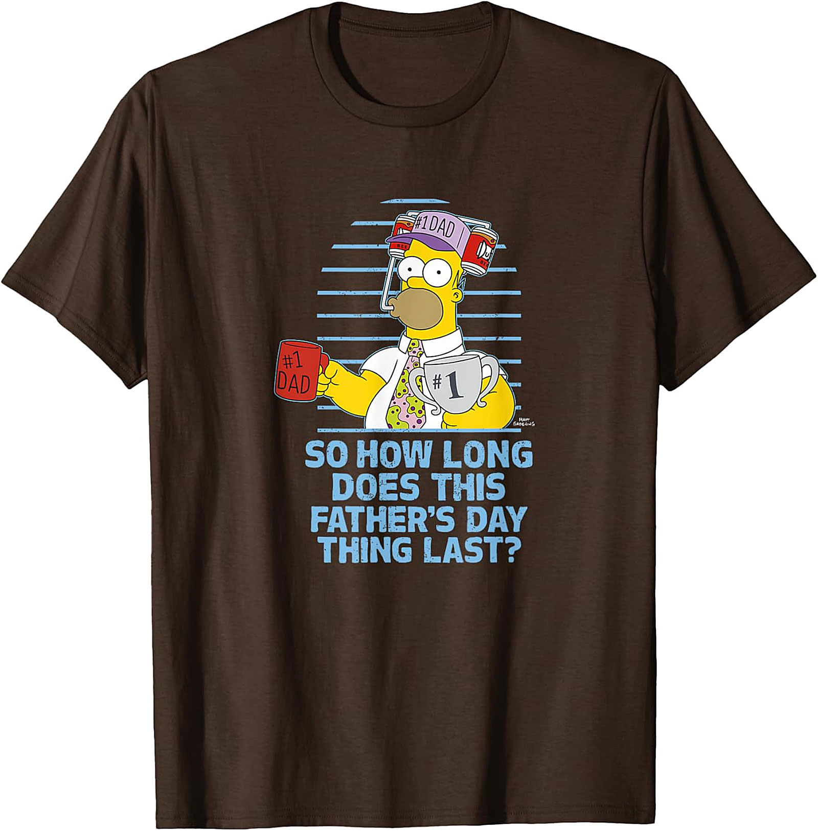 Funny Father's Day Tee | Homer Simpson Dad T-Shirt