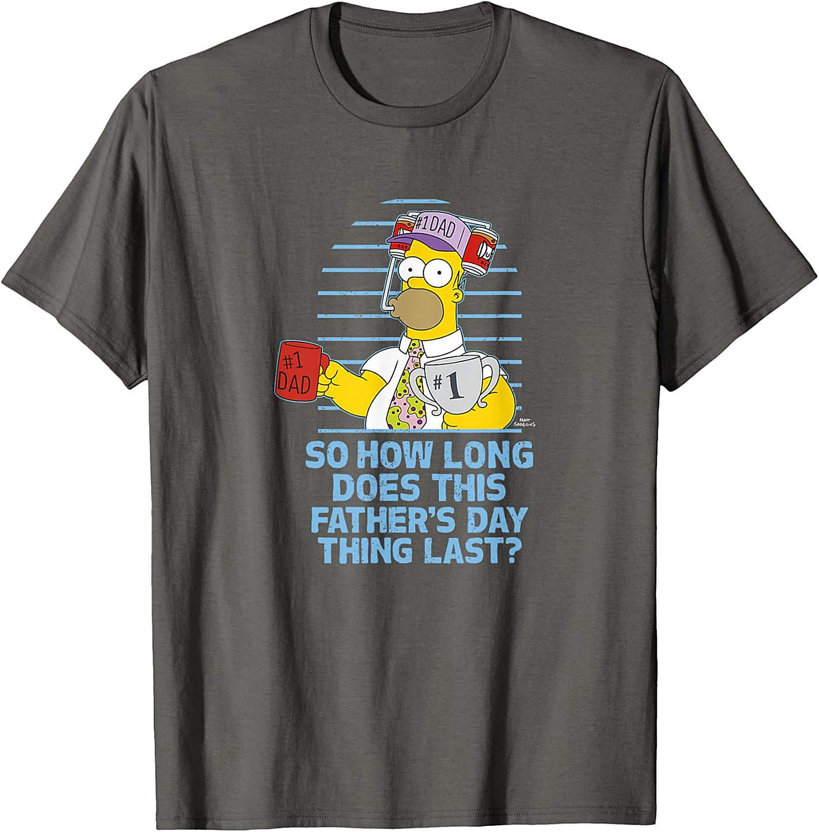 Funny Father's Day Tee | Homer Simpson Dad T-Shirt