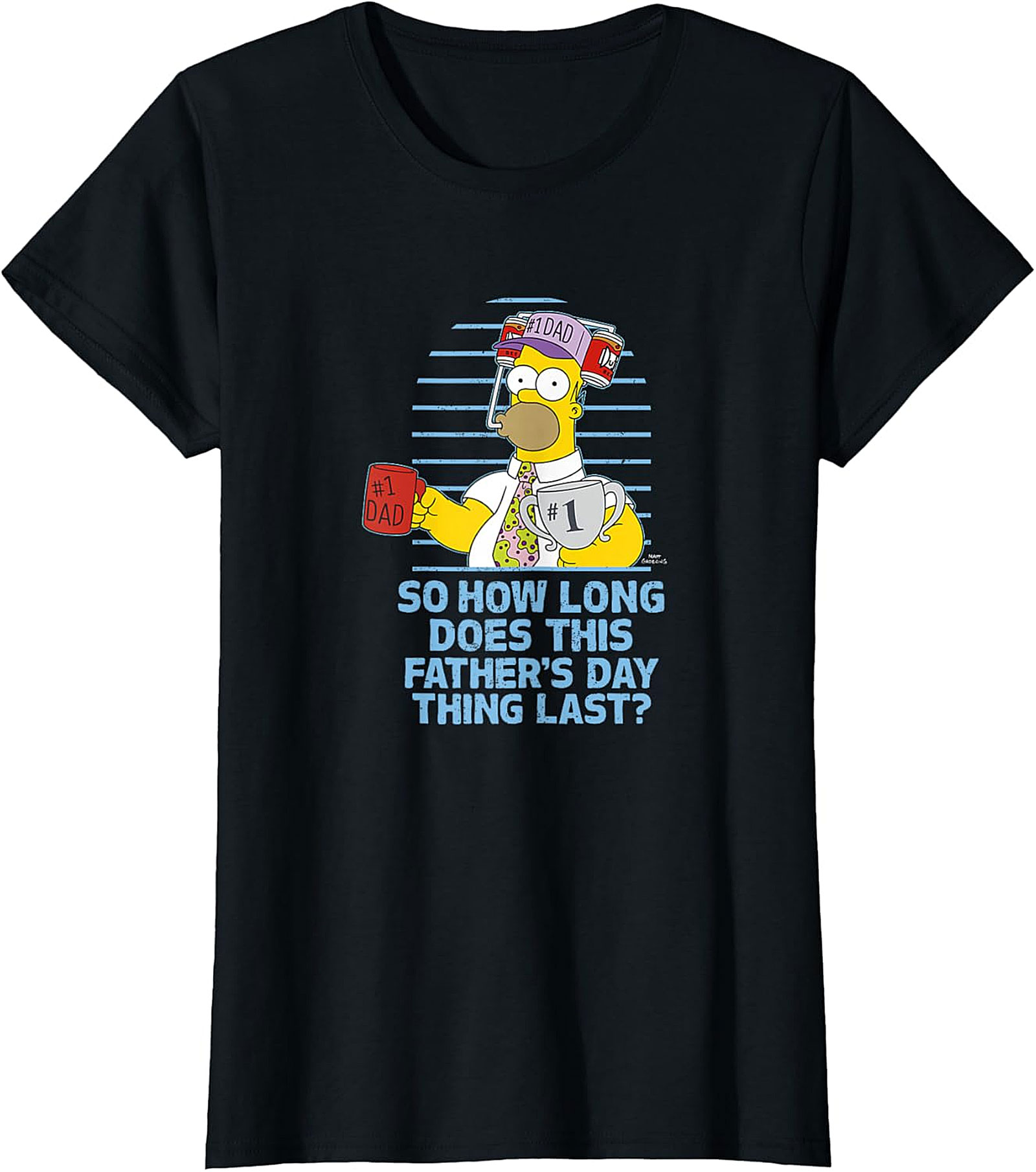 Funny Father's Day Tee | Homer Simpson Dad T-Shirt