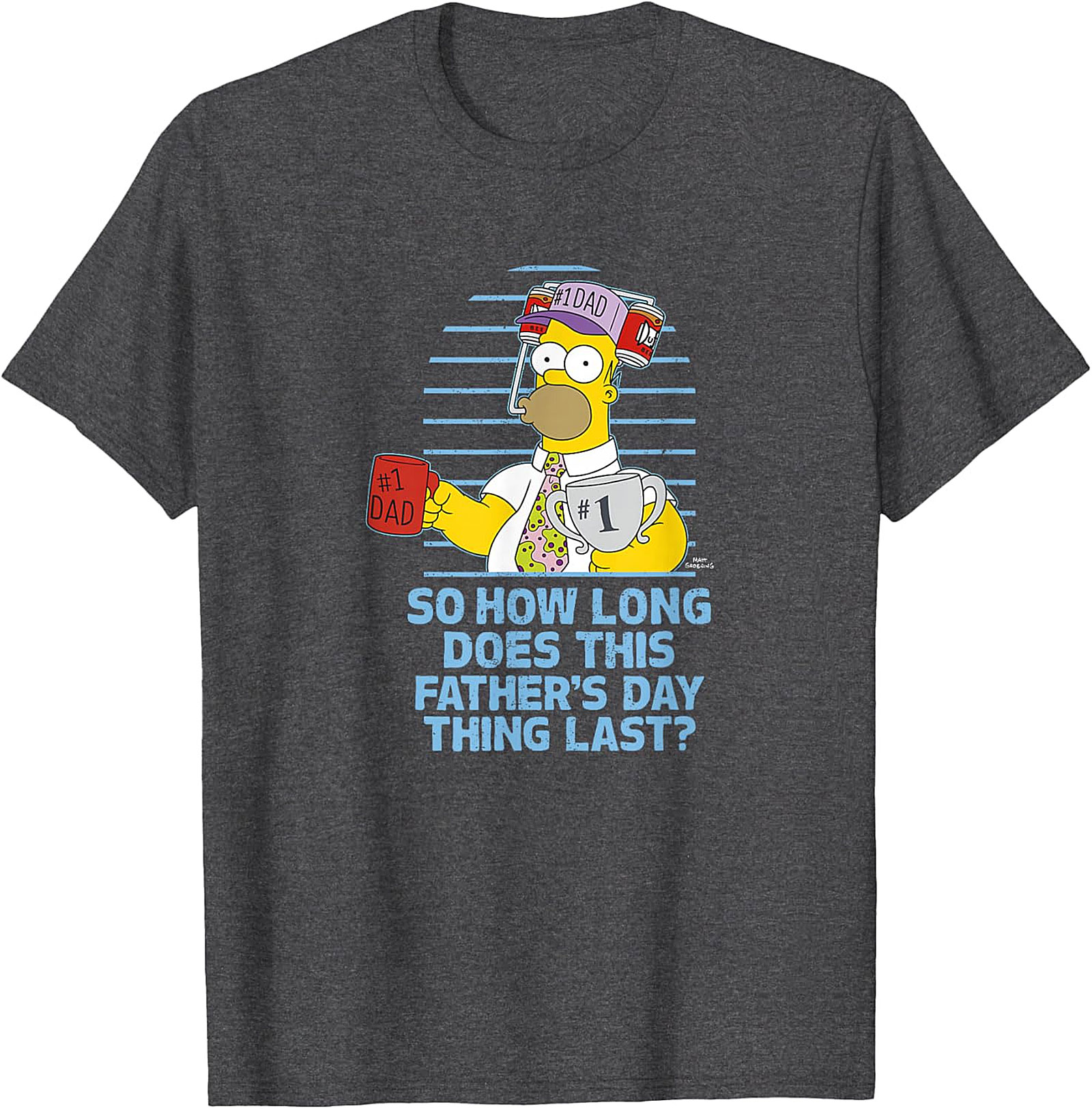 Funny Father's Day Tee | Homer Simpson Dad T-Shirt