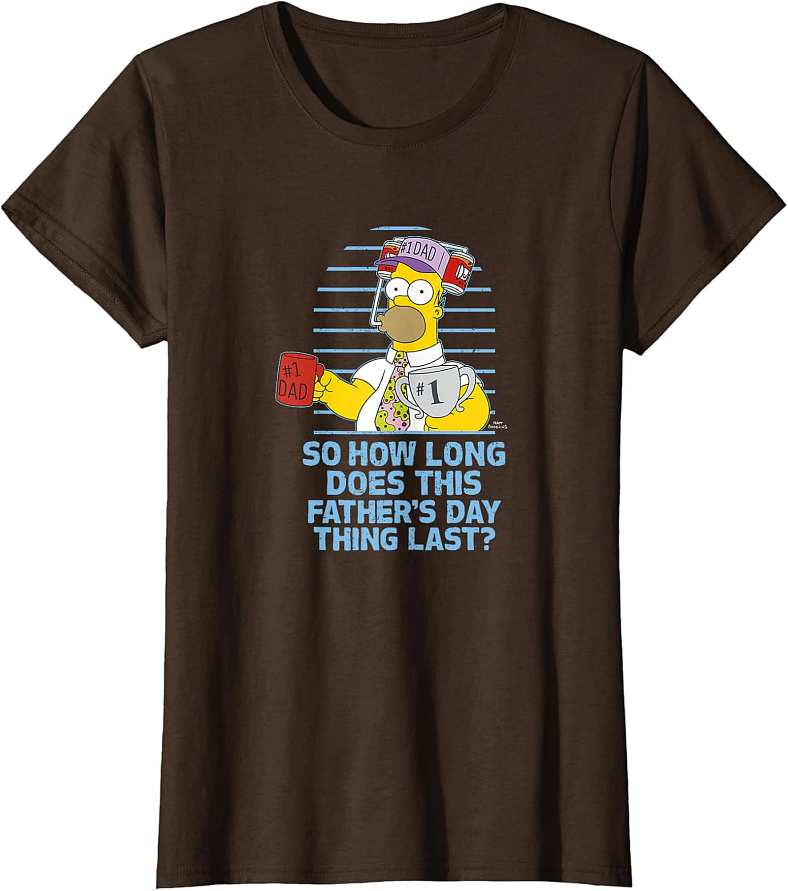 Funny Father's Day Tee | Homer Simpson Dad T-Shirt