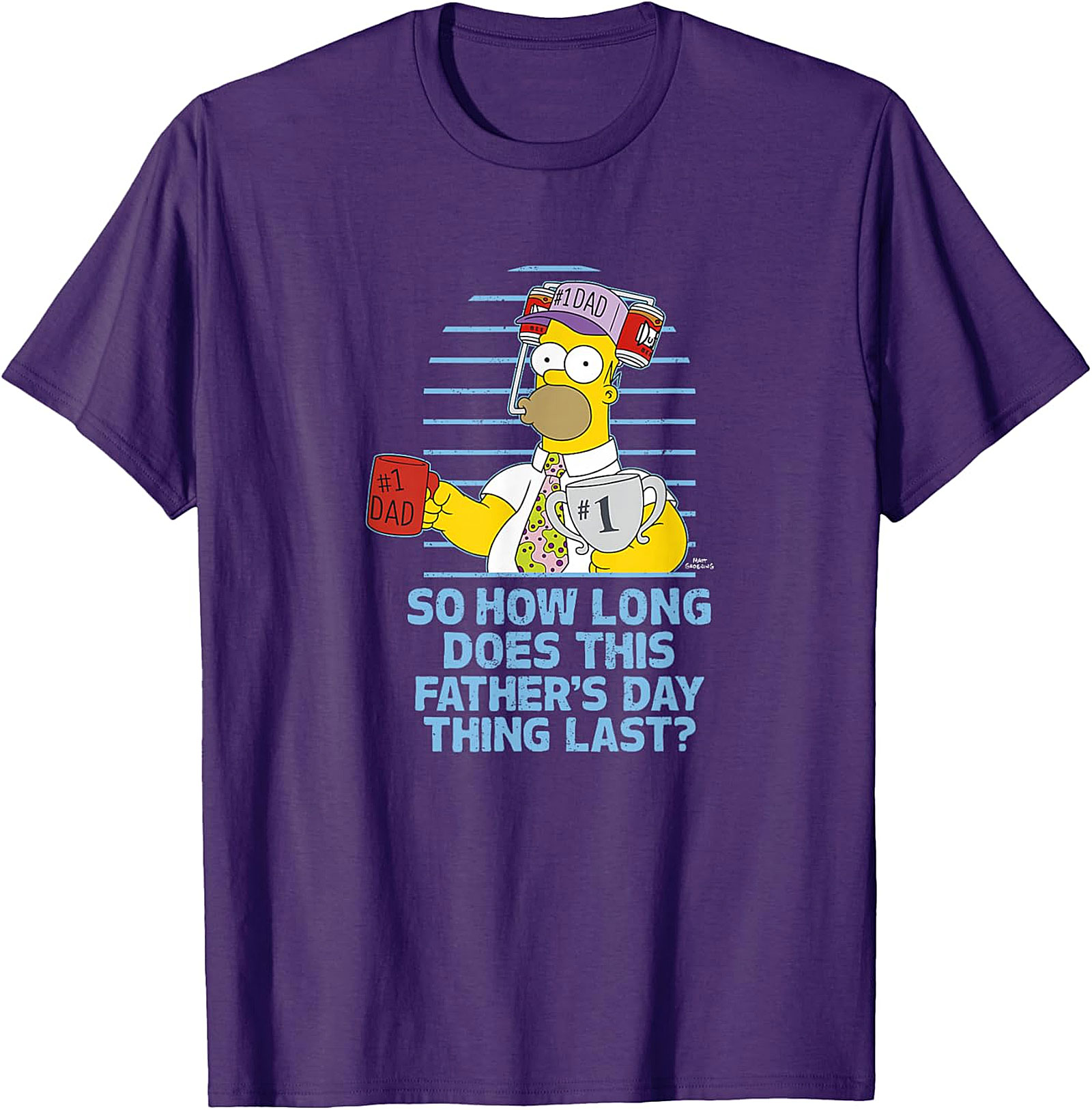 Funny Father's Day Tee | Homer Simpson Dad T-Shirt
