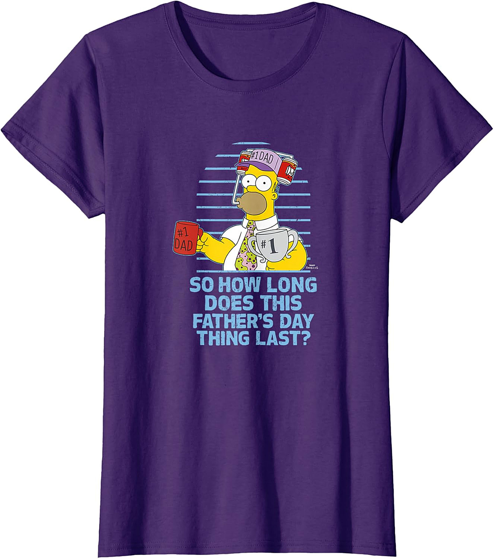 Funny Father's Day Tee | Homer Simpson Dad T-Shirt