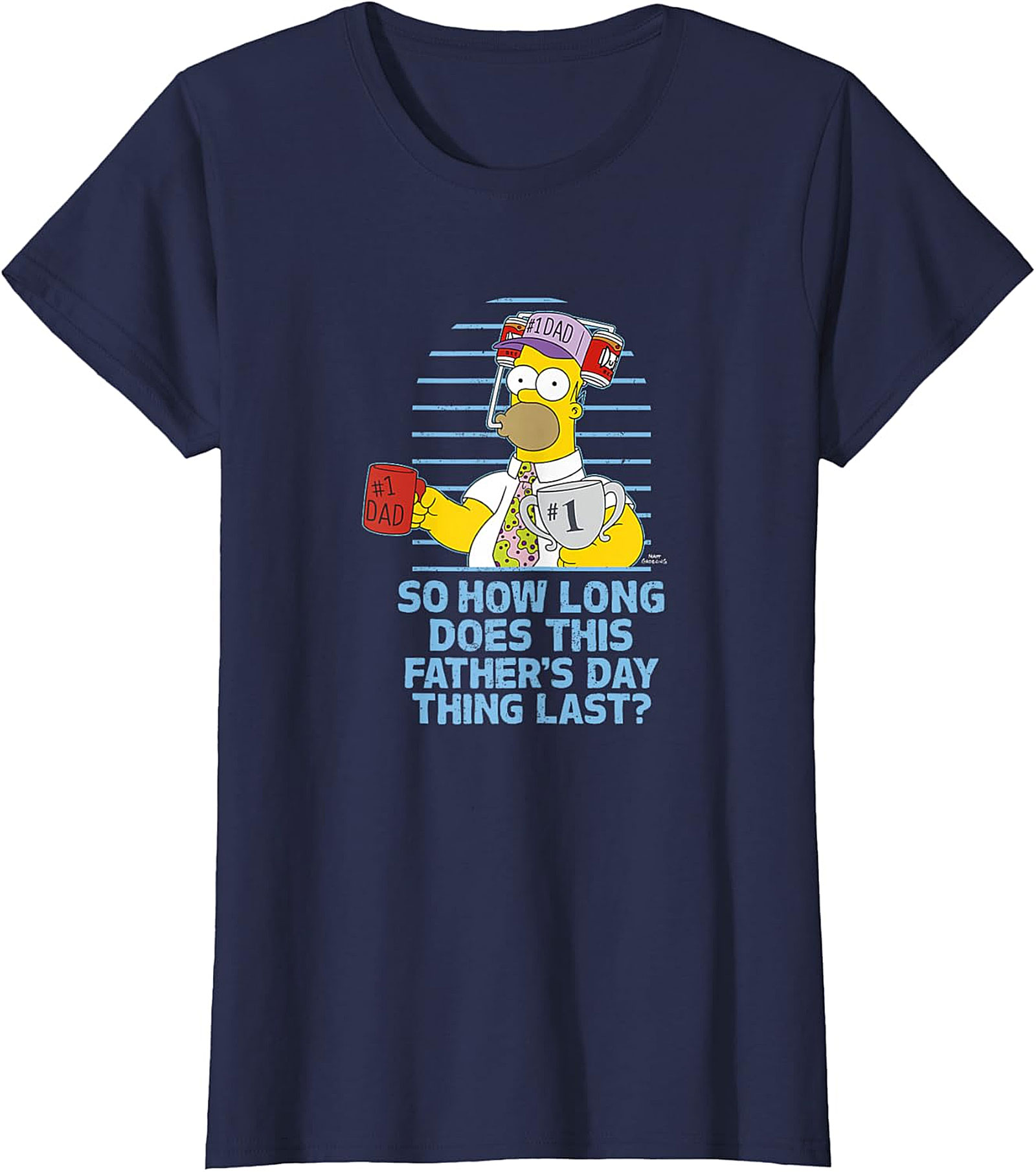 Funny Father's Day Tee | Homer Simpson Dad T-Shirt