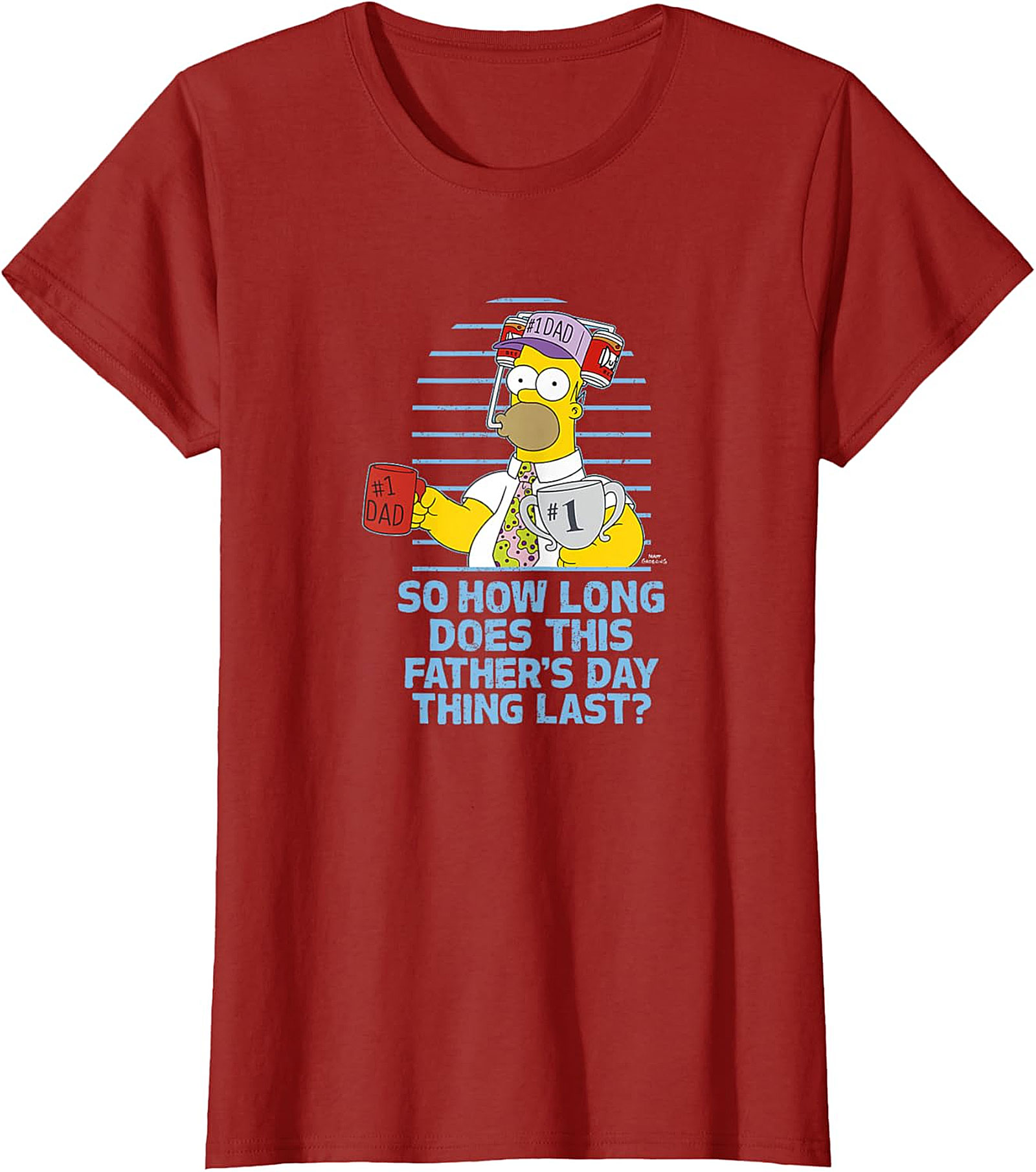 Funny Father's Day Tee | Homer Simpson Dad T-Shirt
