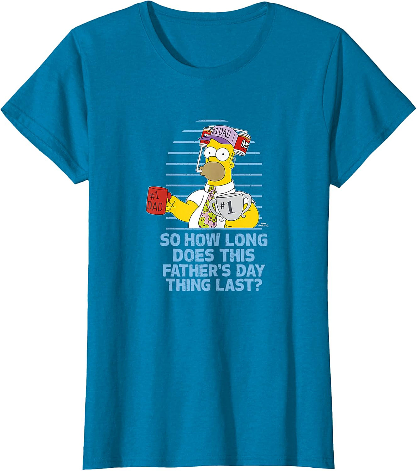Funny Father's Day Tee | Homer Simpson Dad T-Shirt