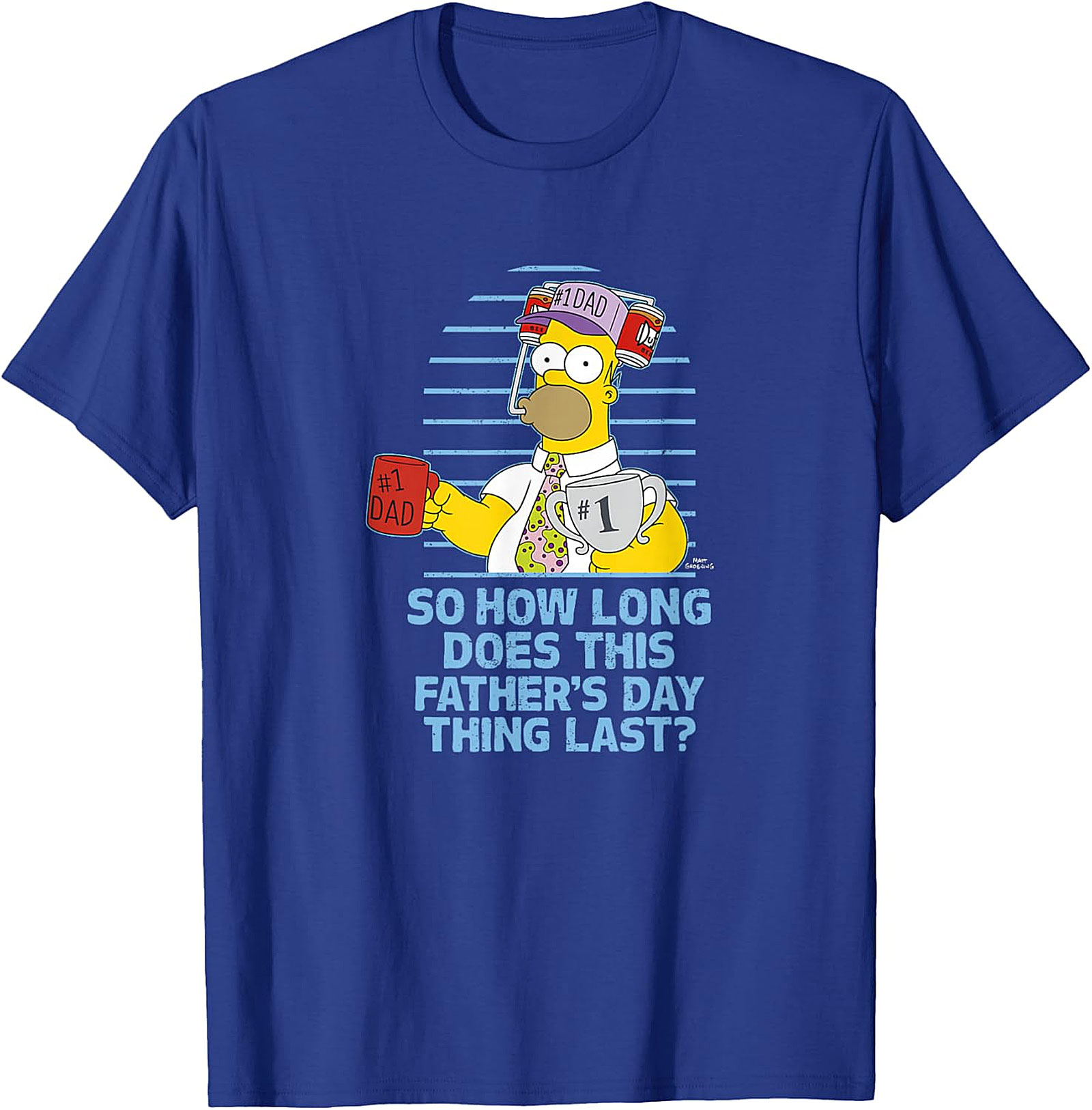 Funny Father's Day Tee | Homer Simpson Dad T-Shirt
