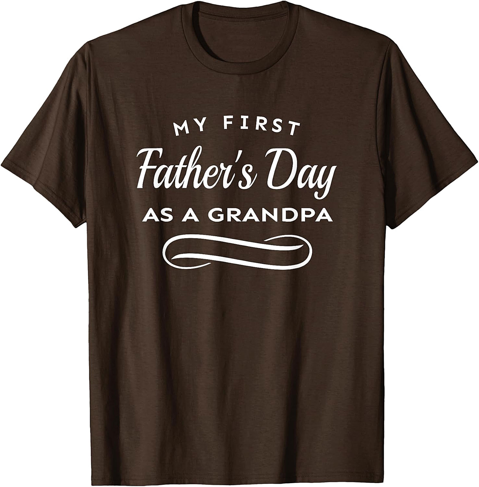 First Father's Day as a Grandpa T-Shirt | New Grandpa Gift