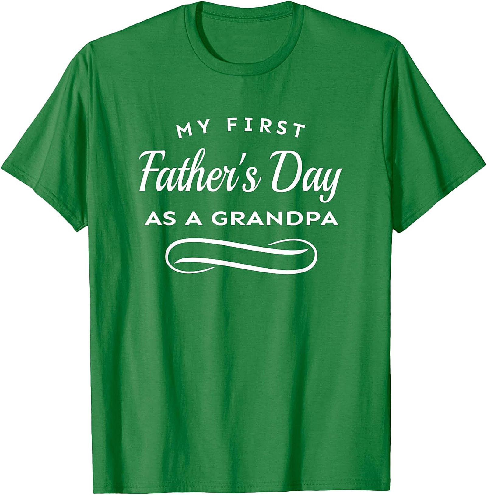 First Father's Day as a Grandpa T-Shirt | New Grandpa Gift