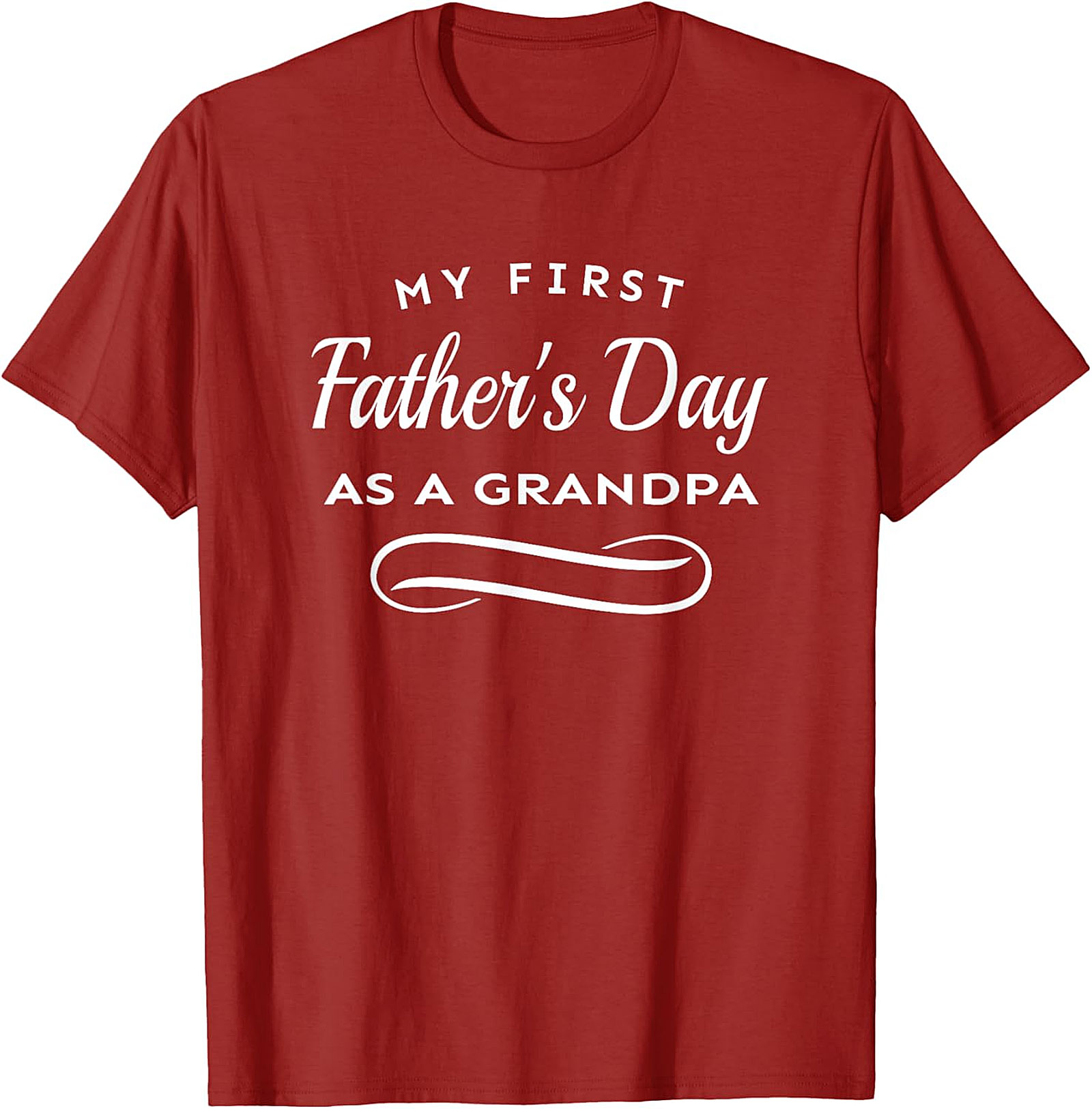 First Father's Day as a Grandpa T-Shirt | New Grandpa Gift