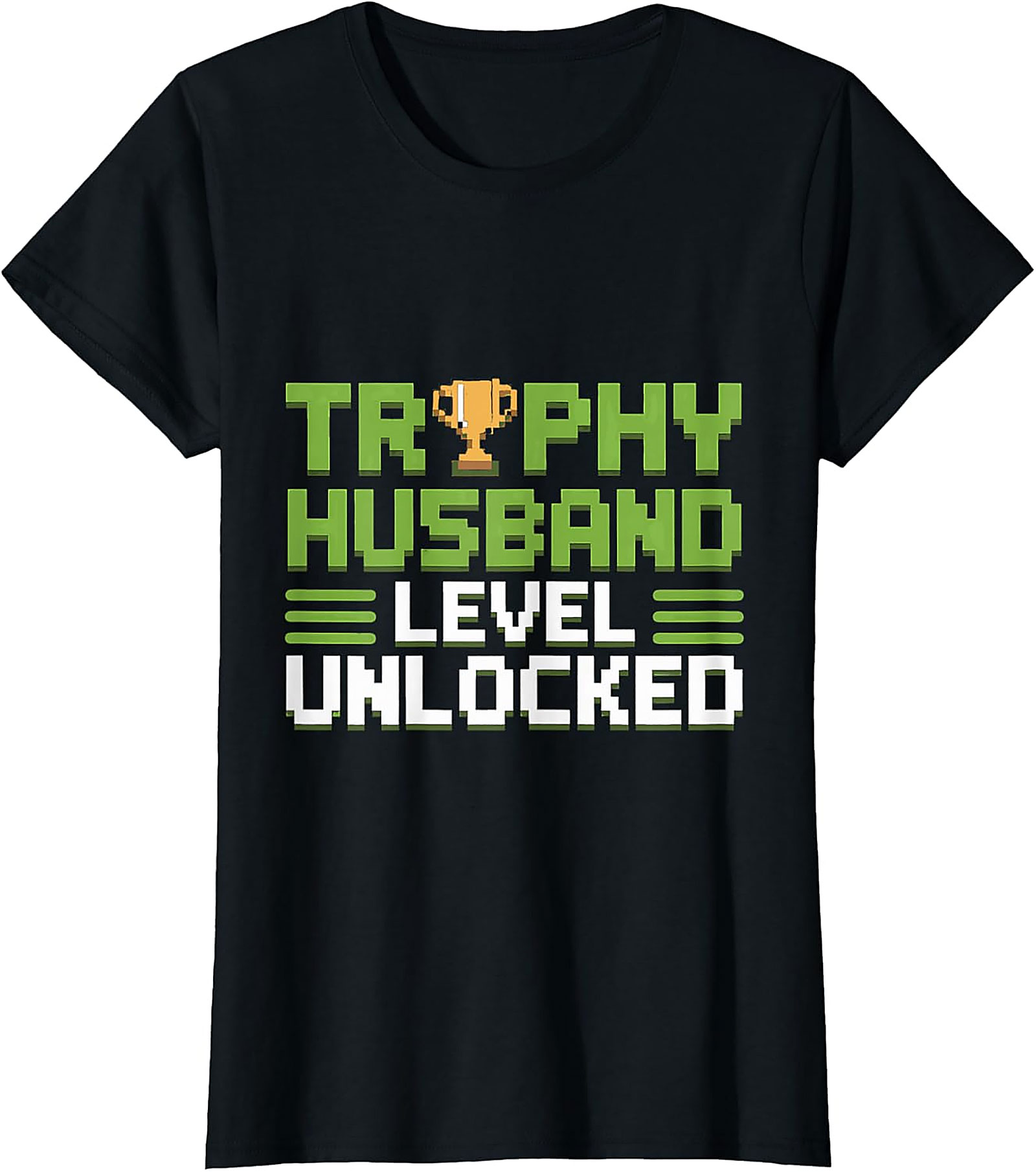 Trophy Husband Level Unlocked T-Shirt | Funny Gamer Tee