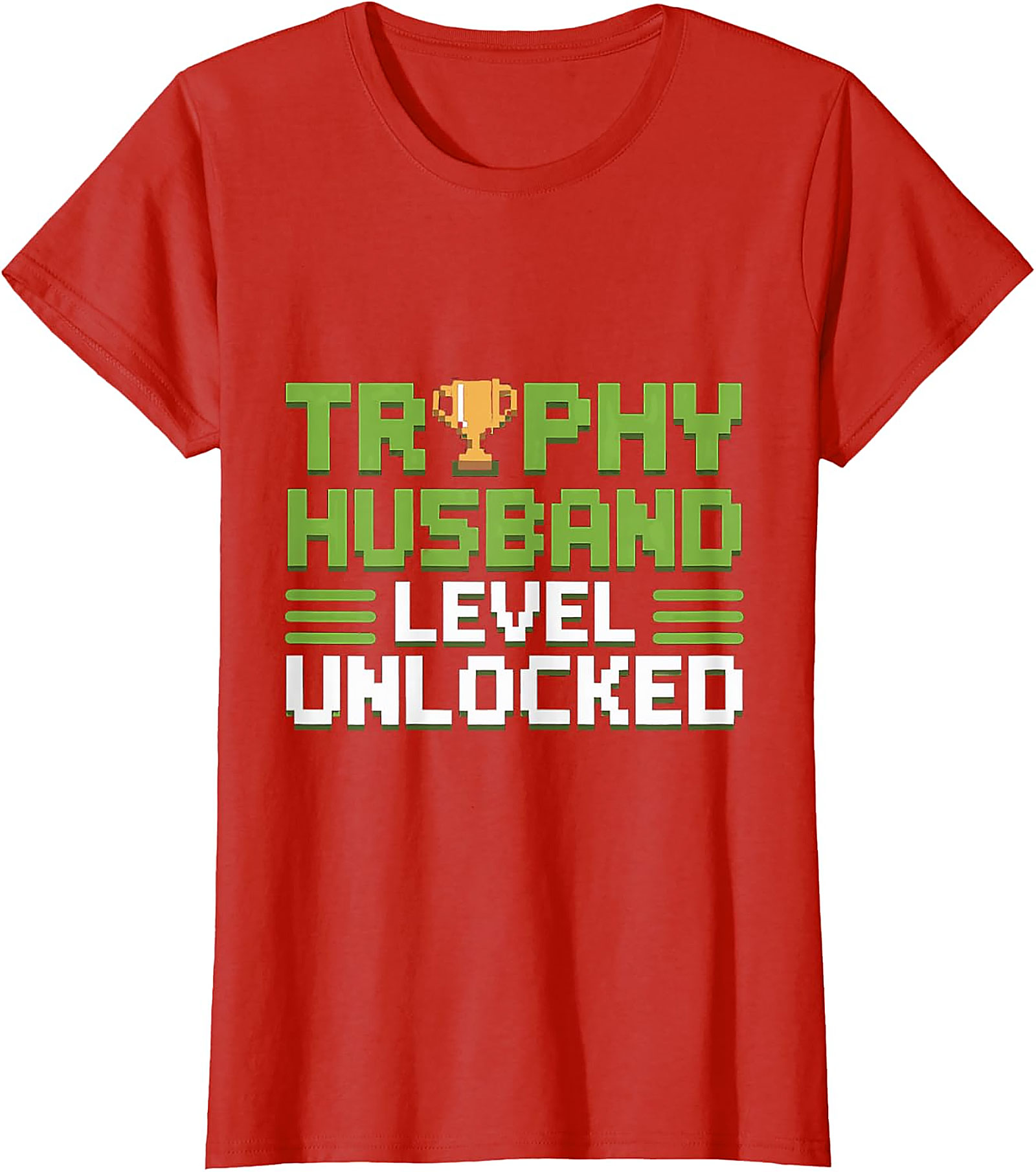 Trophy Husband Level Unlocked T-Shirt | Funny Gamer Tee