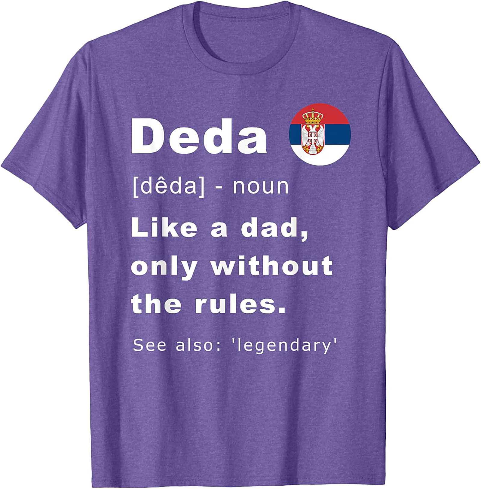 Serbian Deda T-Shirt | Funny Serbian Grandpa Gift Tee