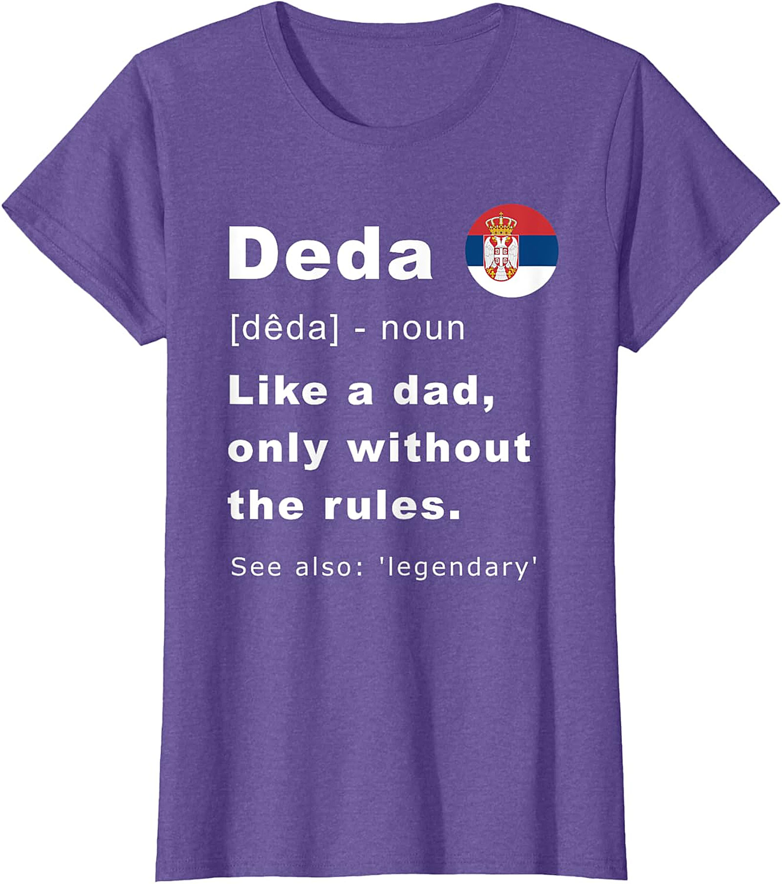 Serbian Deda T-Shirt | Funny Serbian Grandpa Gift Tee