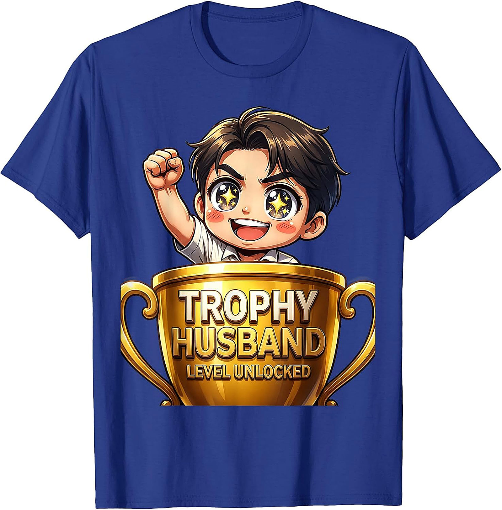 Trophy Husband Graphic Tee - Funny Unisex Cotton Shirt