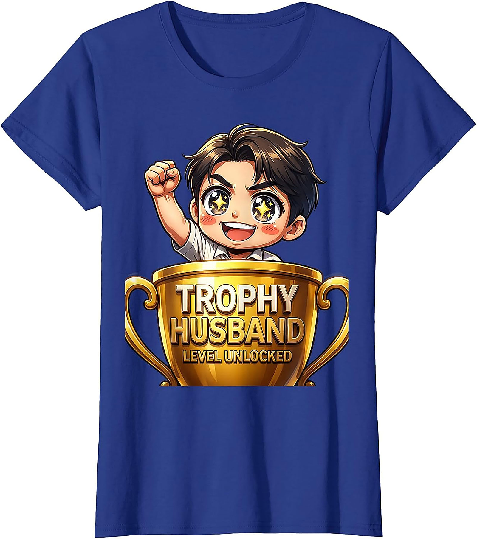 Trophy Husband Graphic Tee - Funny Unisex Cotton Shirt