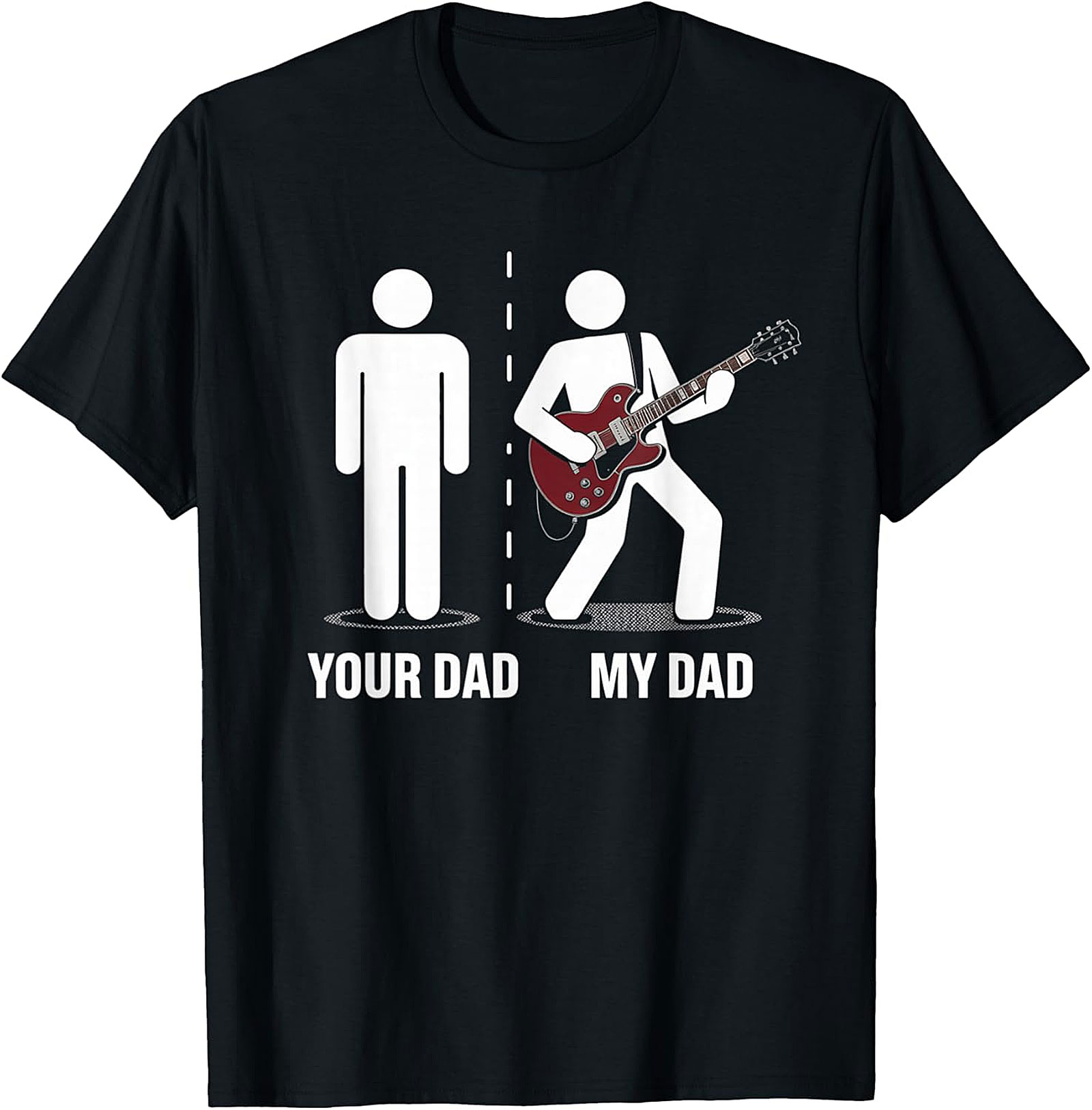 Guitar Dad Graphic Tee | Funny Rocker Dad Shirt