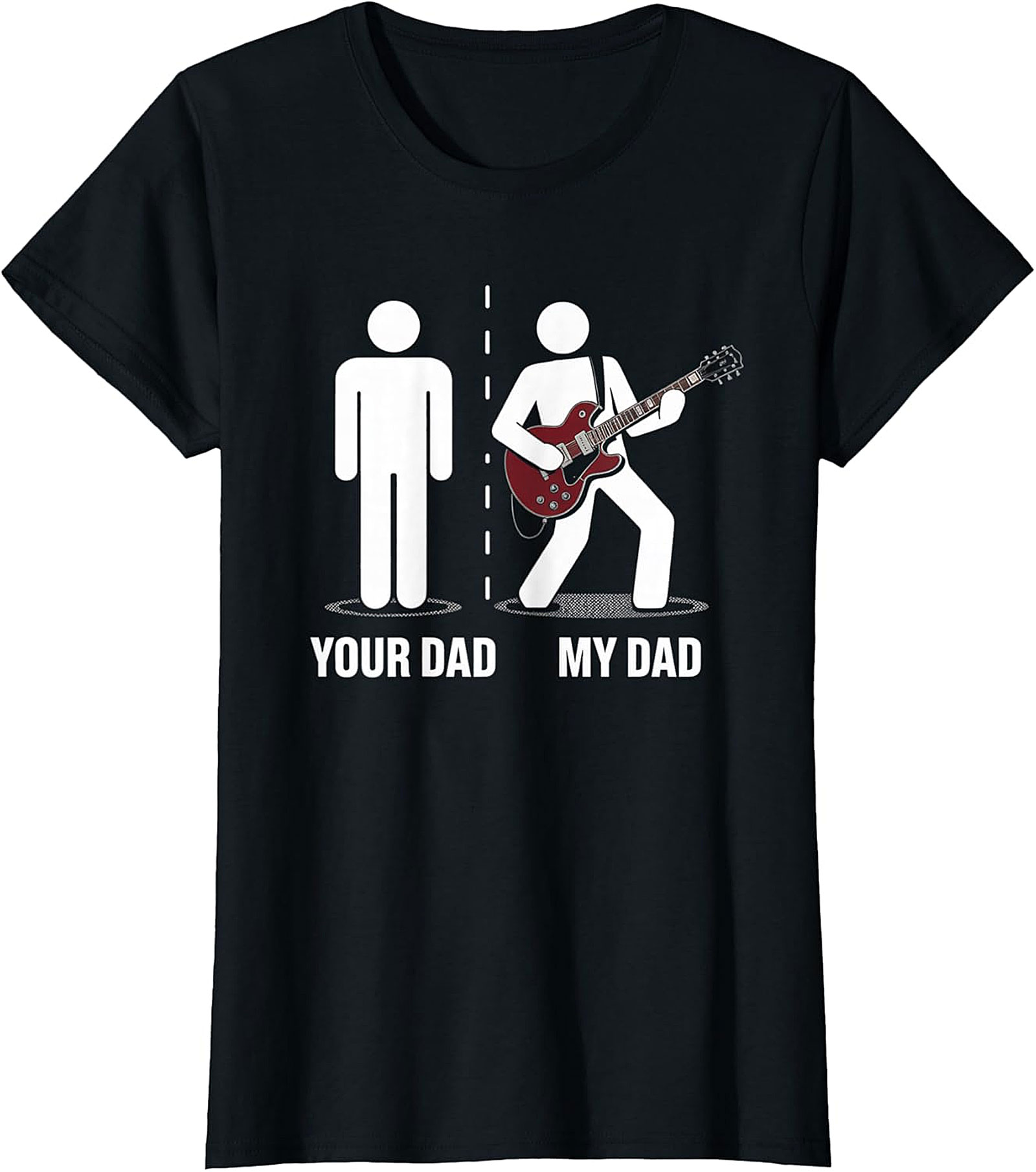 Guitar Dad Graphic Tee | Funny Rocker Dad Shirt