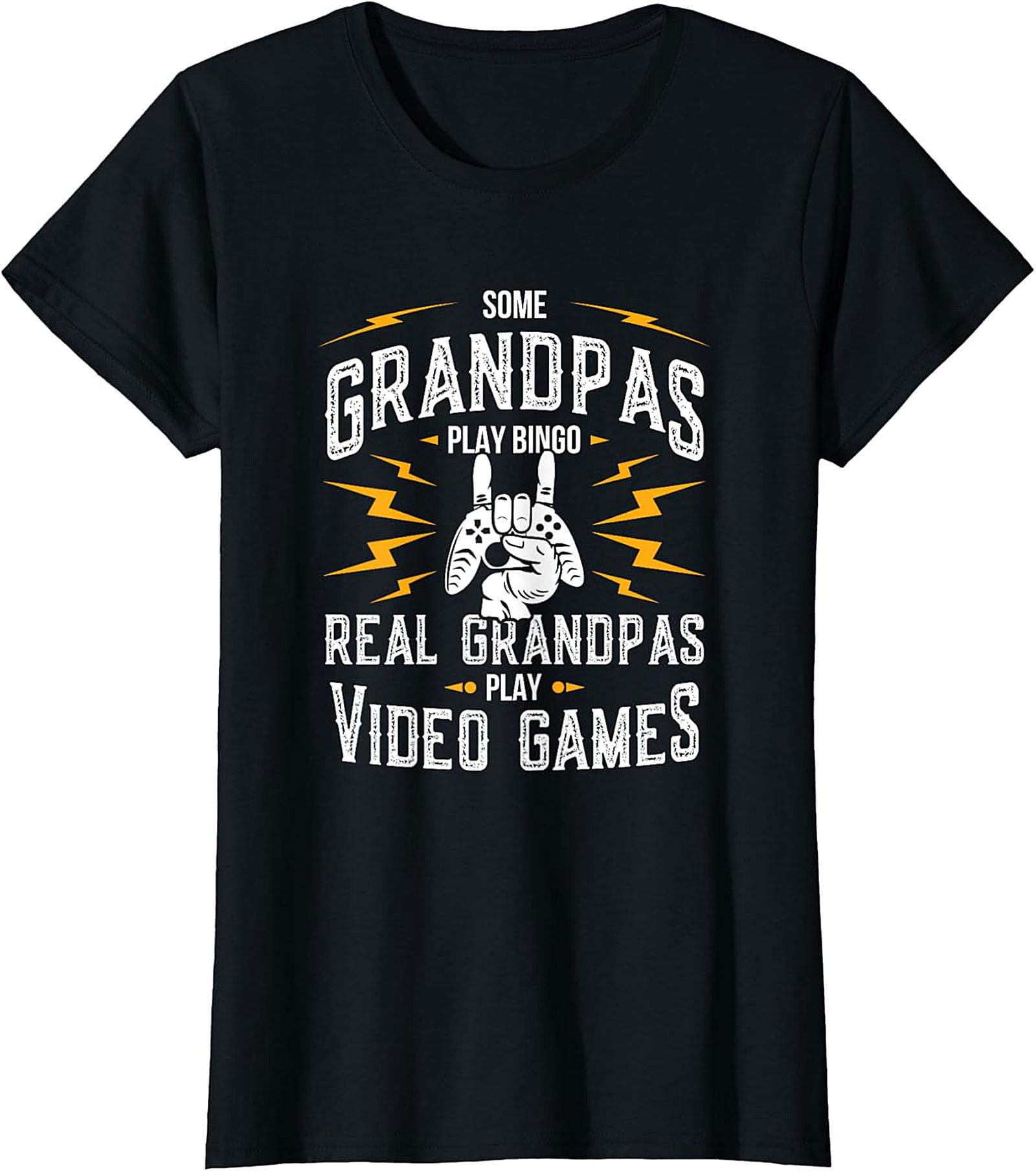  Gamer Grandpa T-Shirt | Funny Real Grandpas Gaming Tee