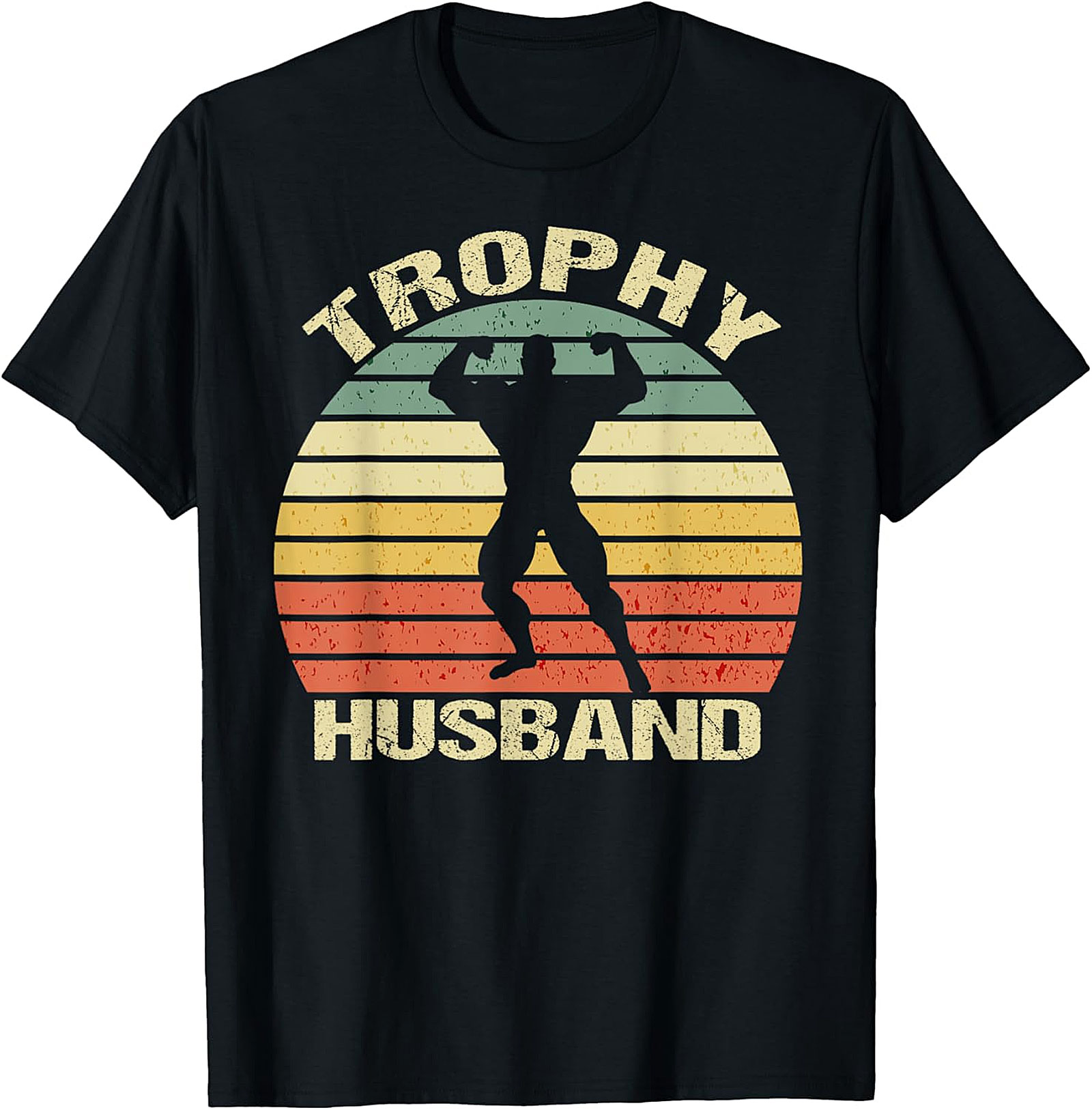 Retro Trophy Husband T-Shirt | Funny Graphic Tee for Men