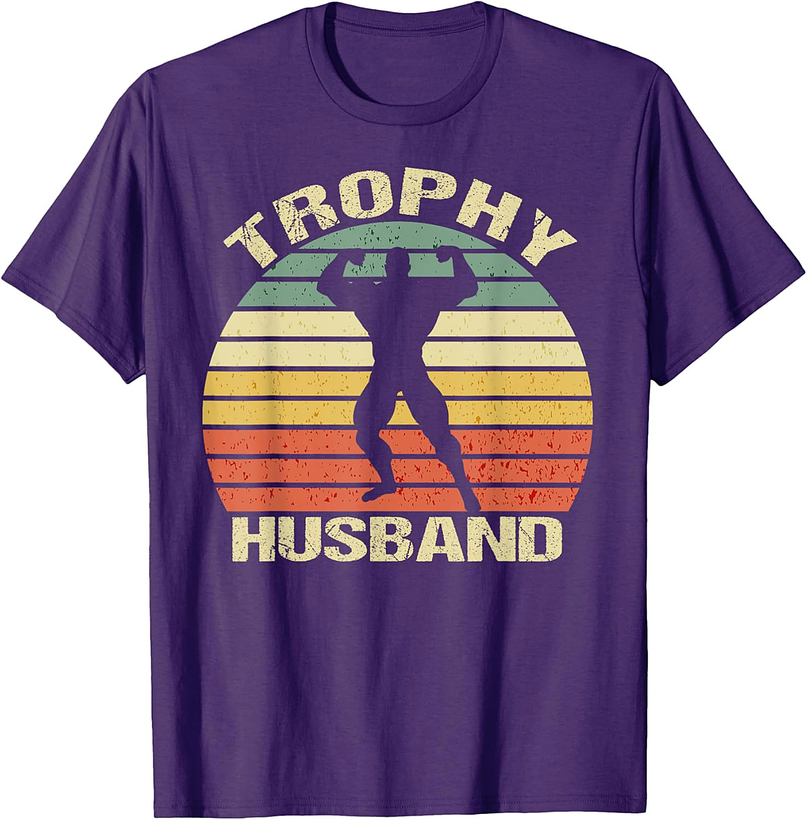 Retro Trophy Husband T-Shirt | Funny Graphic Tee for Men